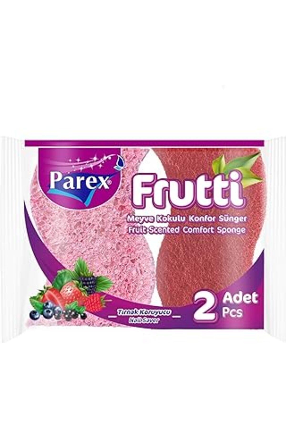 Pazarcan Parex Frutti Kokulu Konfor Sünger 2’Li