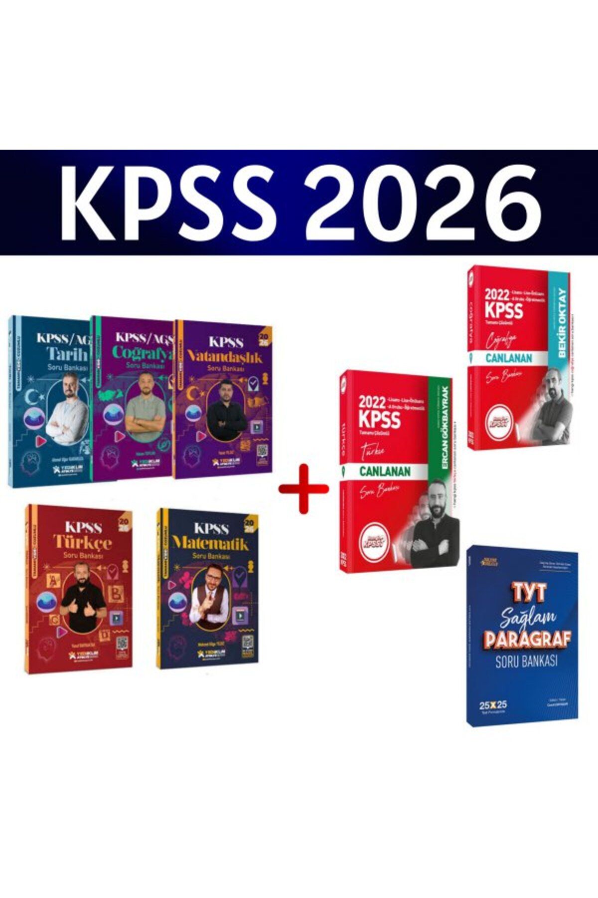 Hangi KPSS Yediiklim 2026 KPSS GK-GY Tüm Dersler Atölye Serisi Set + 3 Soru Bankası Hediye