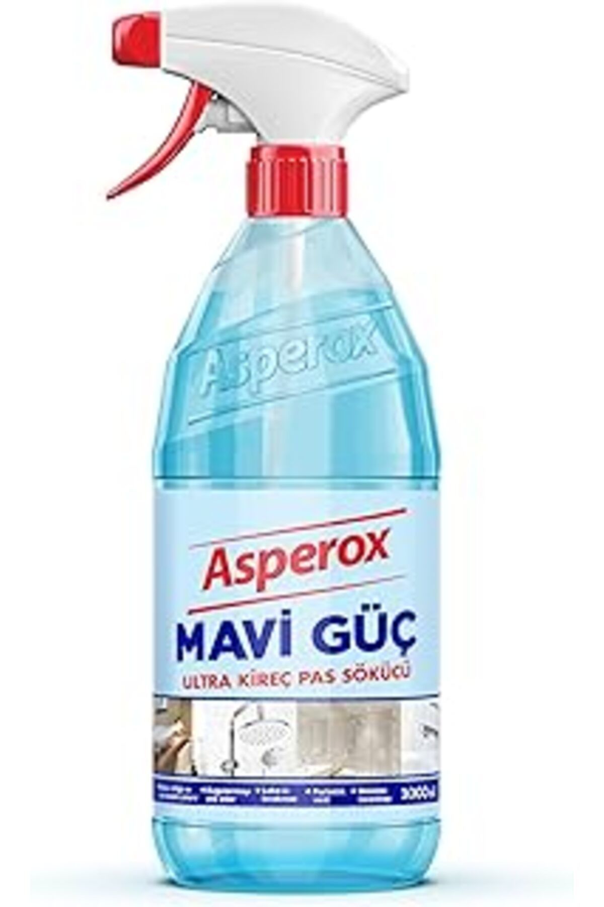 Pazarcan Asperox Mavi Güç Kireç Çözücü Sprey 1000 Ml