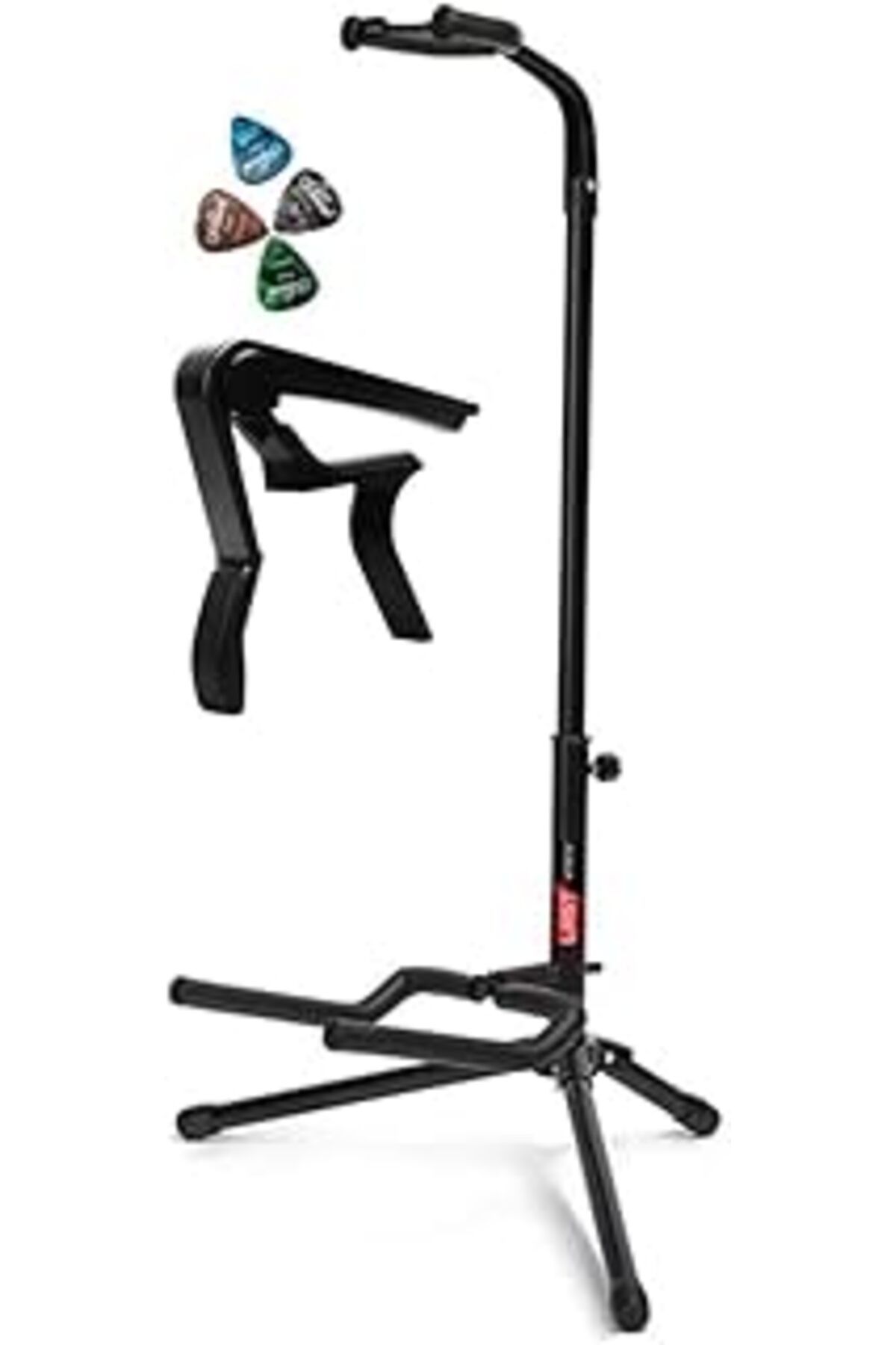 Pazarcan Lastvoice Gtr-01c Gitar Standı Sehpası Capo Pena Paketi