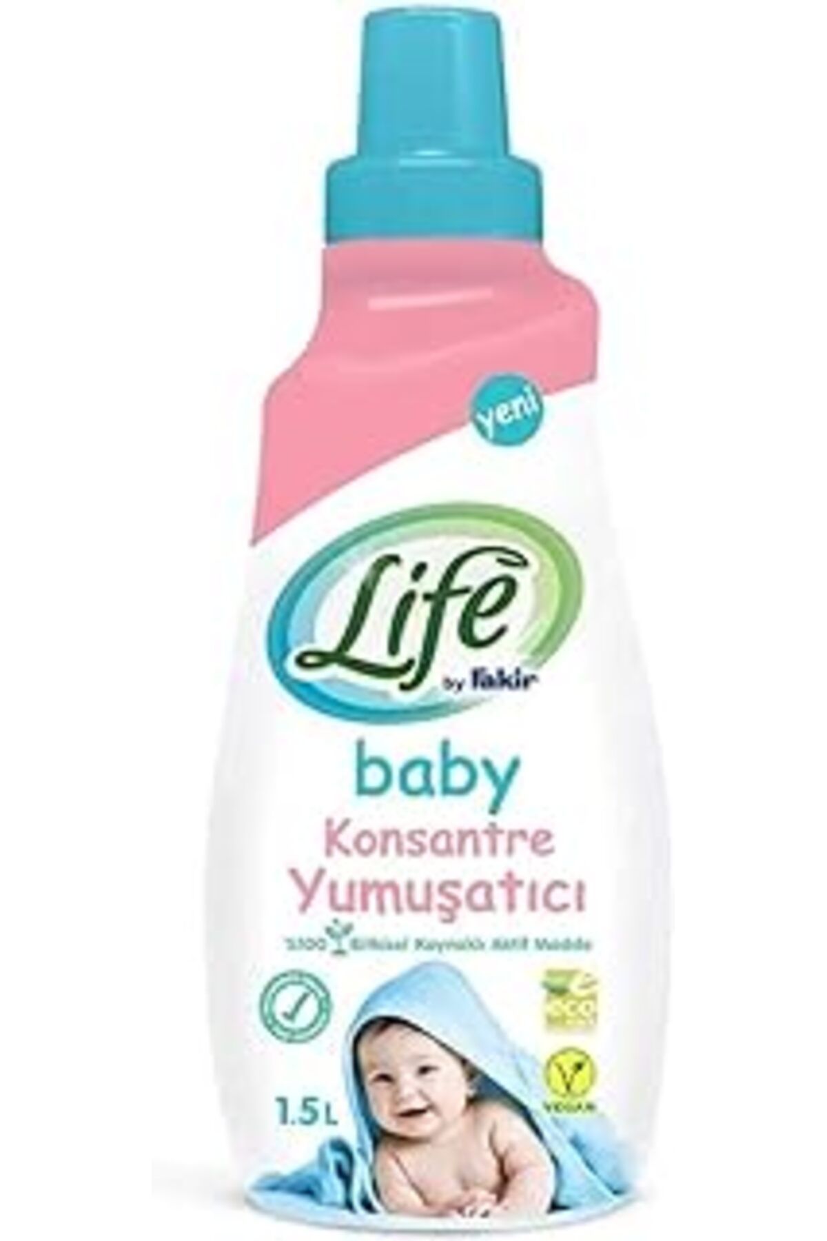 Pazarcan Life Baby Bitkisel Konsantre Yumuşatıcı - 1500 Ml (60 Yıkama)