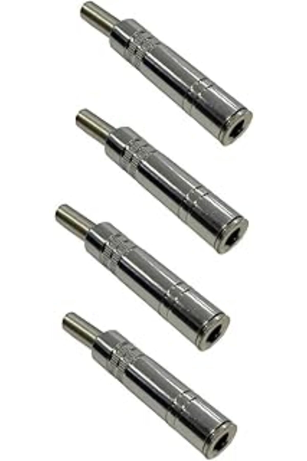 Pazarcan Hepa Merz Sfc-Fd63-4X Metal 6.35Mm Dişi Jack 6.35Mm Dişi Uzatma Jak (4 Adet)