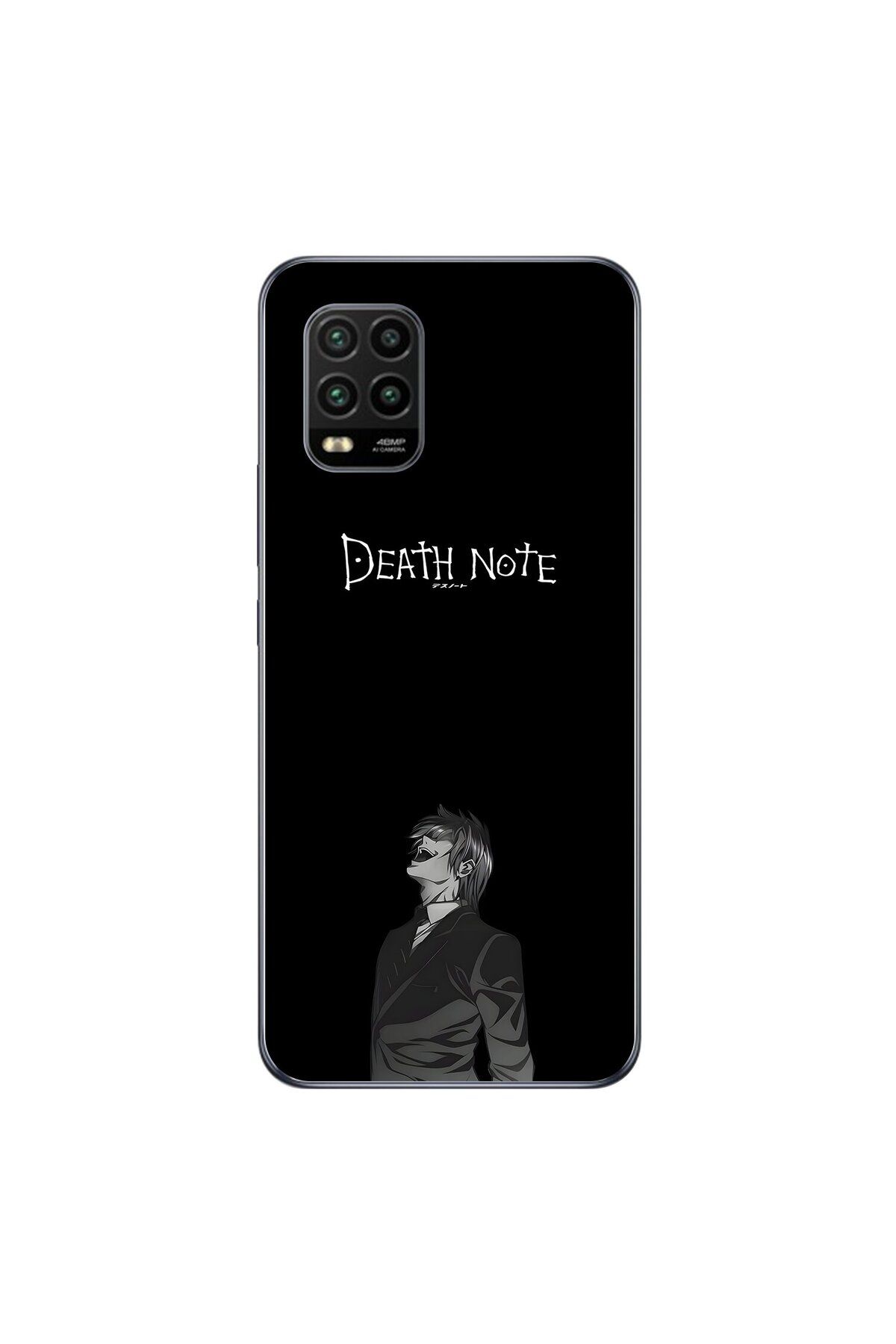 Dali Design Xiaomi Mi 10 Lite Uyumlu Şeffaf Kılıf Death Note 1 Tasarımlı