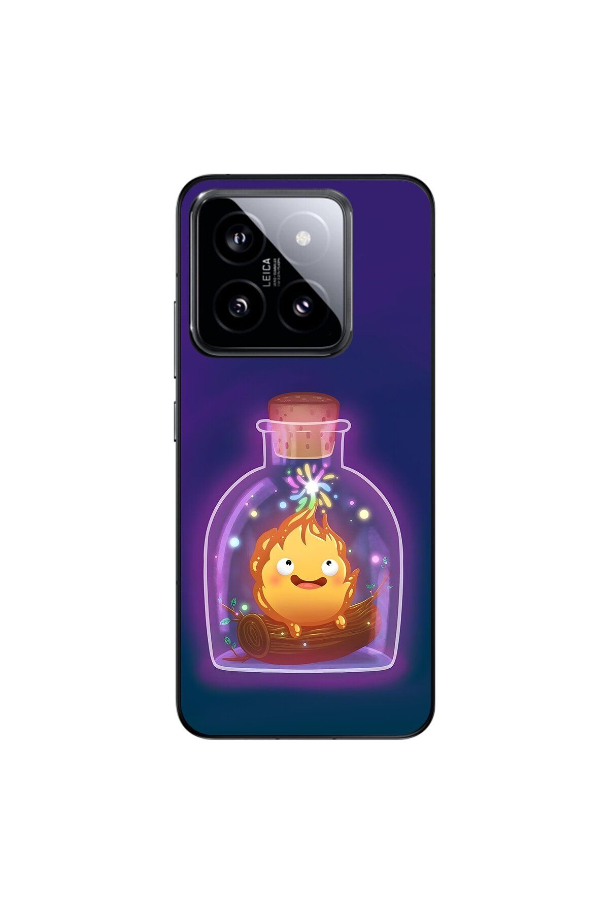 Dali Design Xiaomi Mi 14 Uyumlu Şeffaf Kılıf Howls Moving Castle 2 Tasarımlı