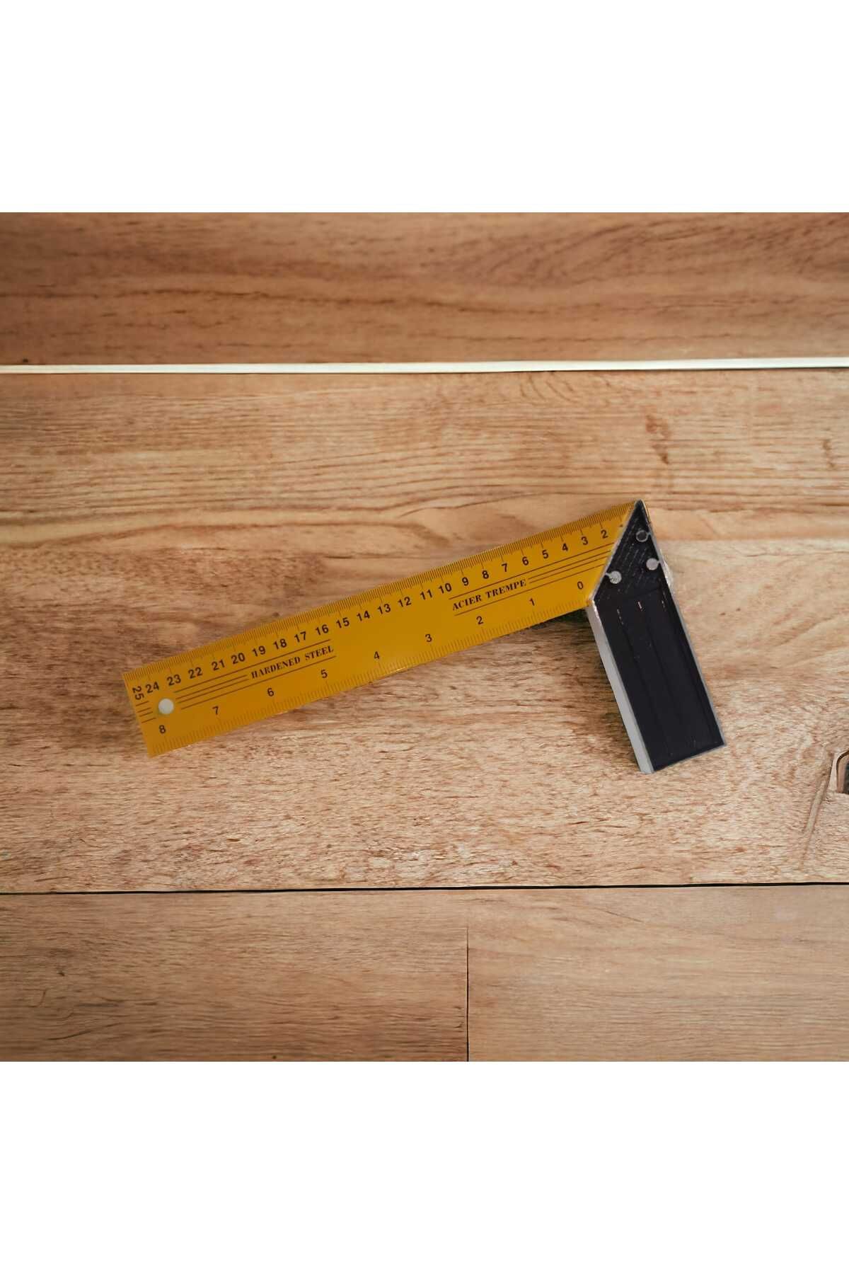 ihtiyaçavm 25 Cm Sarı Marangoz Gönyesi