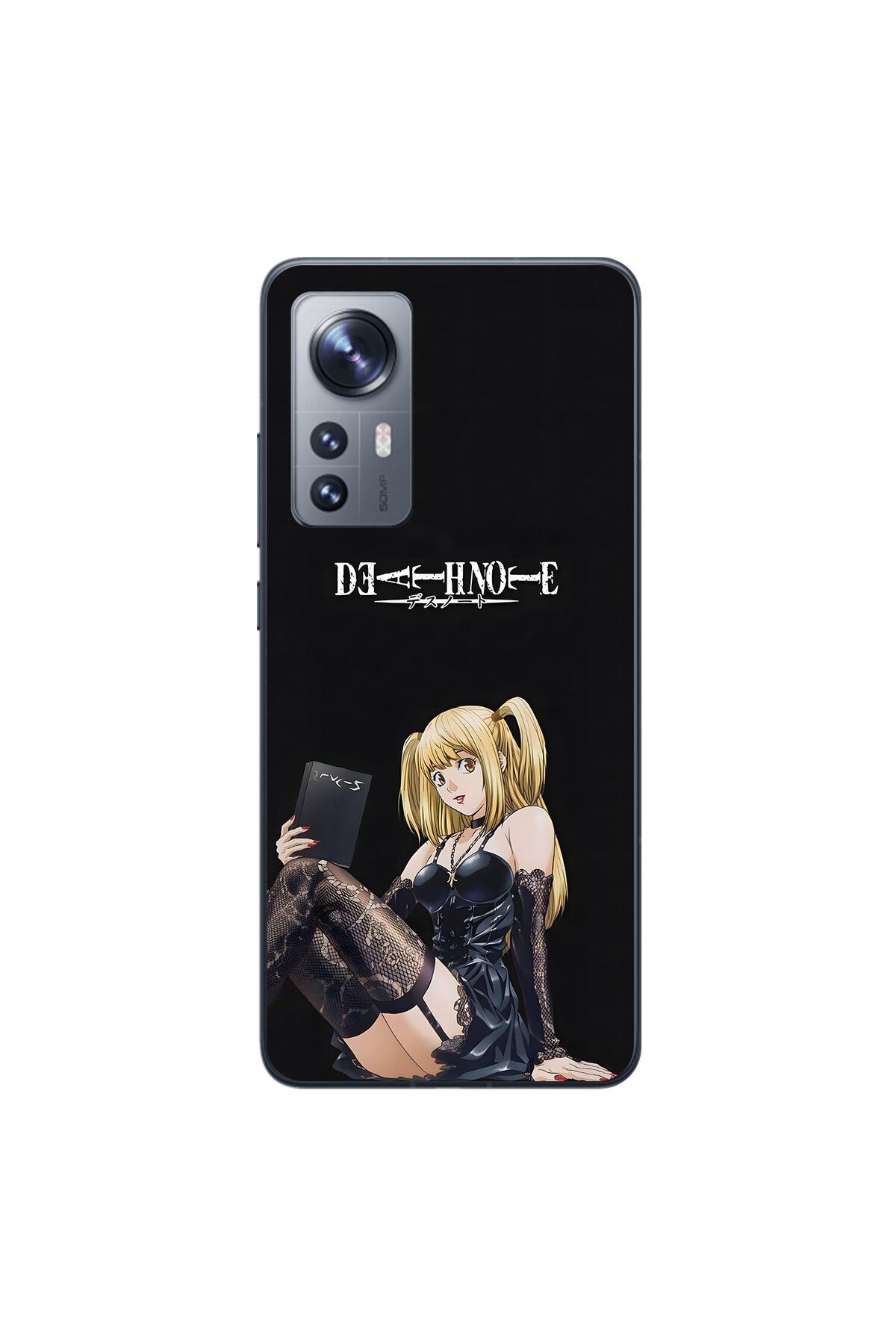 Dali Design Xiaomi Mi 12 Uyumlu Şeffaf Kılıf Death Note 3 Tasarımlı