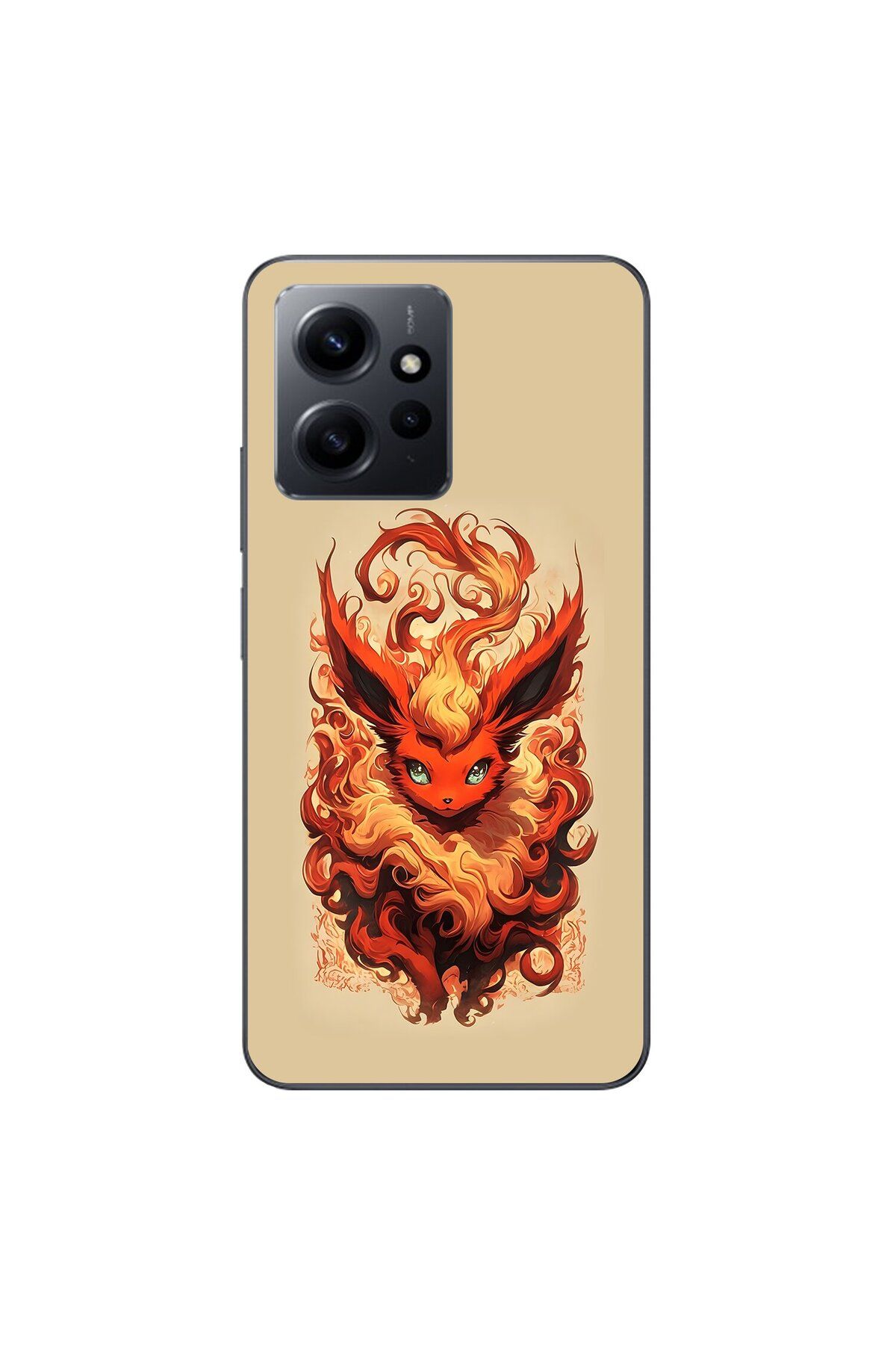 Dali Design Xiaomi Redmi Note 12 Uyumlu Şeffaf Kılıf Pokemon 6 Tasarımlı