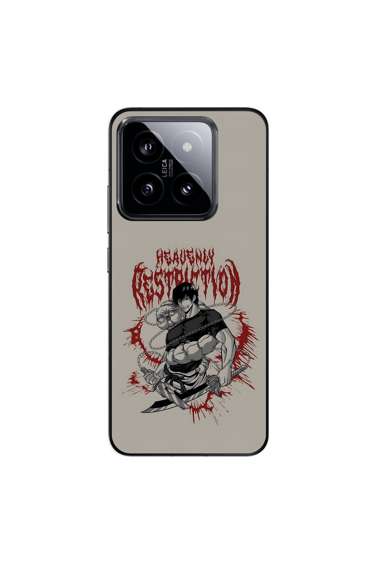 Dali Design Xiaomi Mi 14 Pro Uyumlu Şeffaf Kılıf Jujutsu Kaisen 2 Tasarımlı