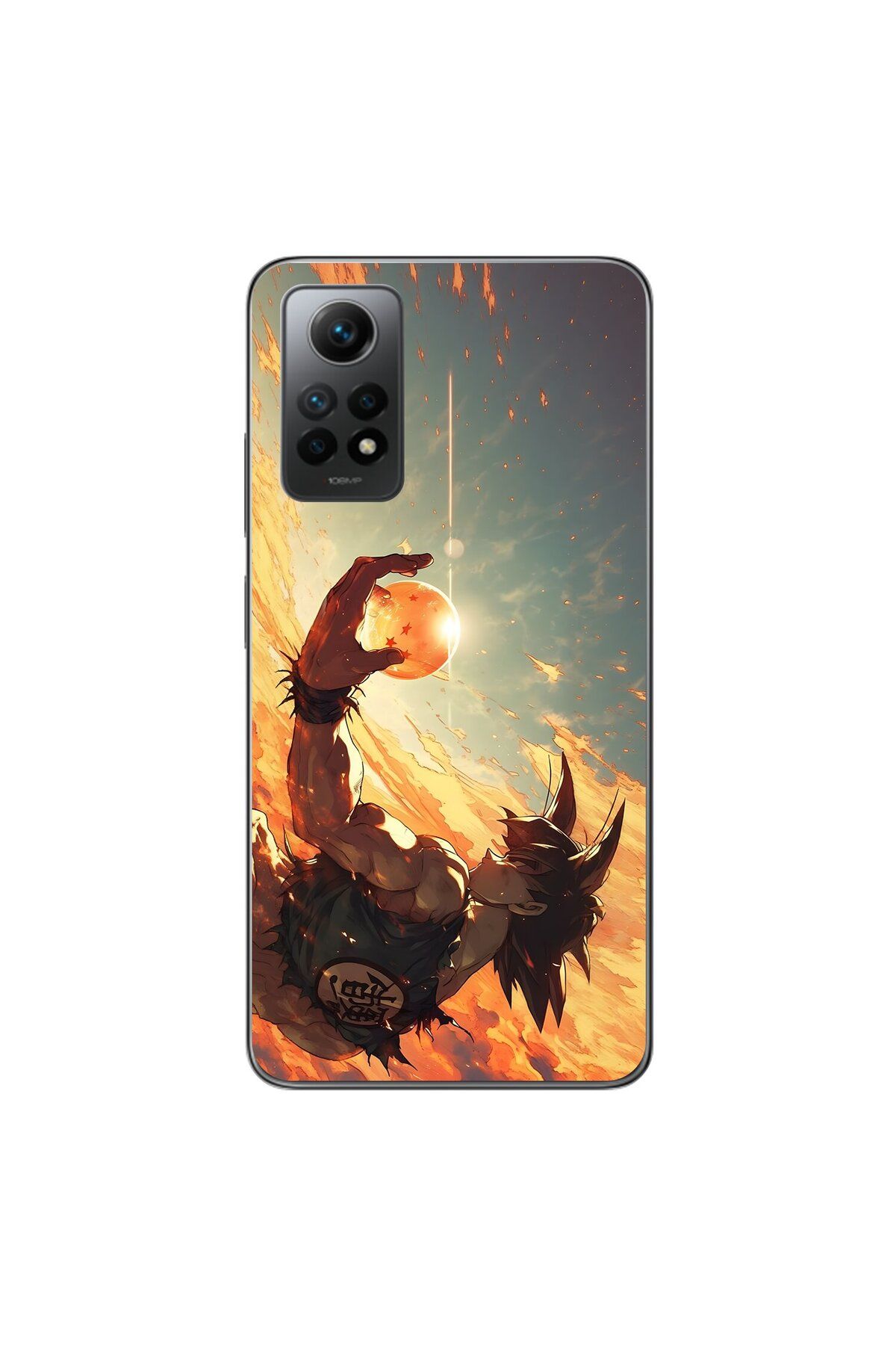 Dali Design Xiaomi Redmi Note 12 Pro Uyumlu Şeffaf Kılıf Dragon Ball-Z 3 Tasarımlı