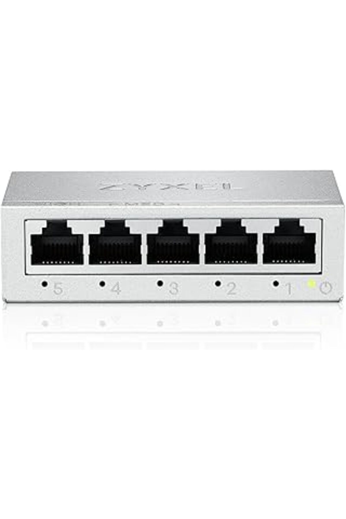 Pazarcan Zyxel 5-Port Gigabit 10/100/1000 Unmanaged Ethernet Switchı | Ethernet Splitter | Masaüstü Veya Duv
