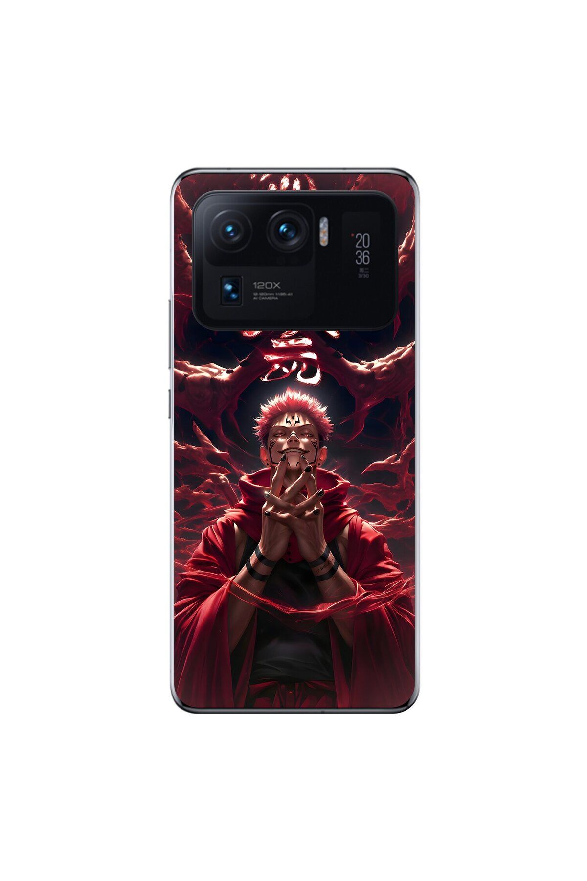 Dali Design Xiaomi Mi 11 Pro Uyumlu Şeffaf Kılıf Jujutsu Kaisen 1 Tasarımlı