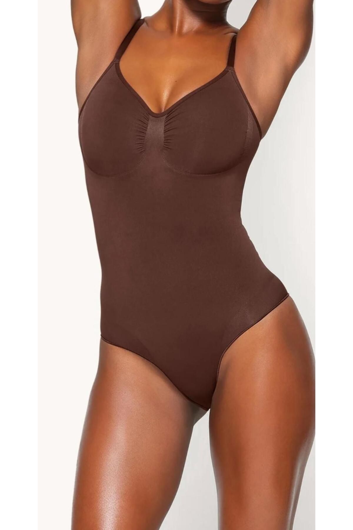 Meralles Çıtçıtlı Zıbın Bodysuit Vücut Şekillendirici İncelten Sıkılaştıran Toparlayıcı Korse