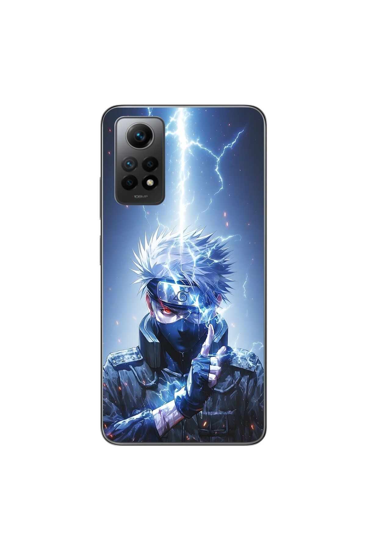 Dali Design Xiaomi Redmi Note 12 Pro Uyumlu Şeffaf Kılıf Naruto Kakashi Tasarımlı