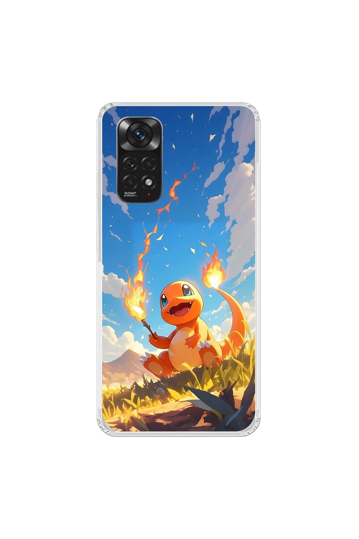 Dali Design Xiaomi Redmi Note 11 Uyumlu Şeffaf Kılıf Pokemon 5 Tasarımlı
