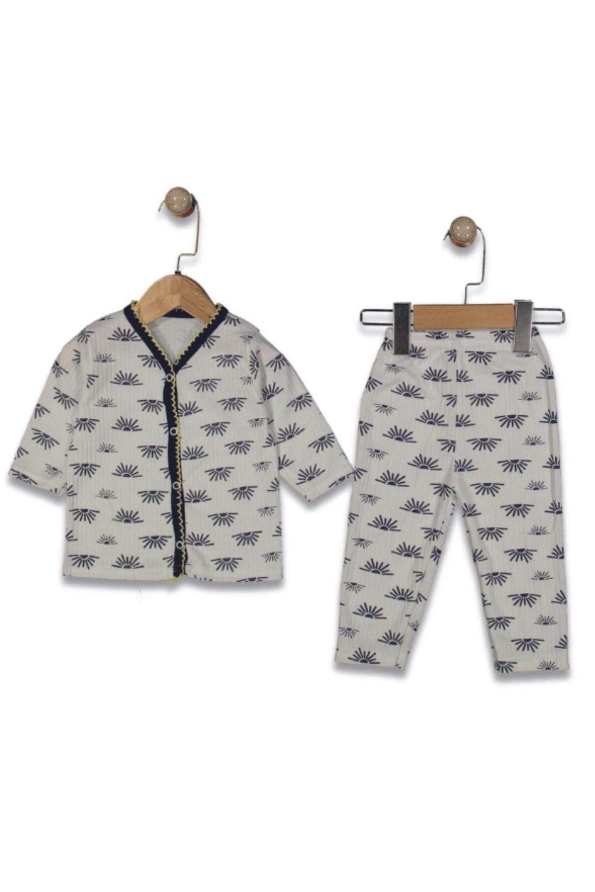 Baby Wings Güneş Temalı Unisex Pijama Takım