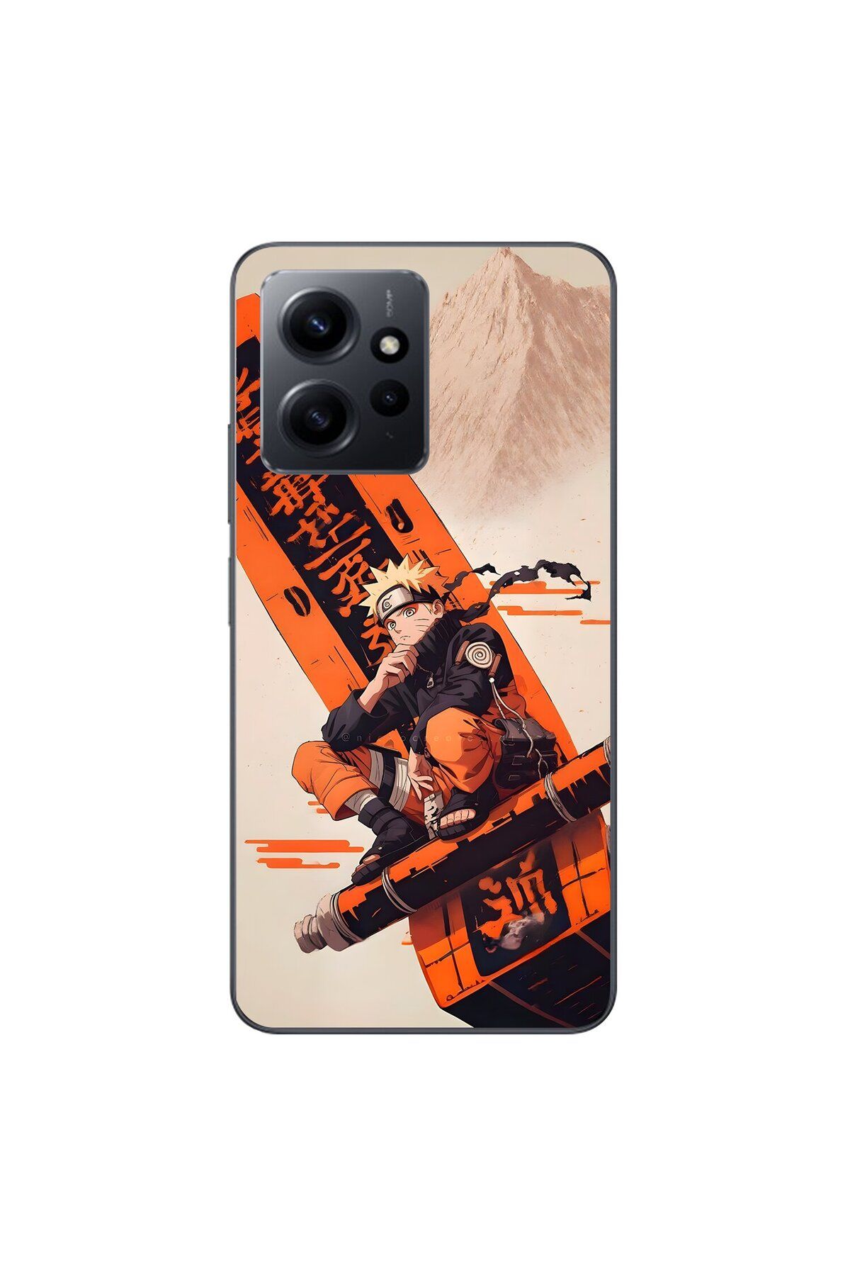 Dali Design Xiaomi Redmi Note 12 Uyumlu Şeffaf Kılıf Naruto Tasarımlı