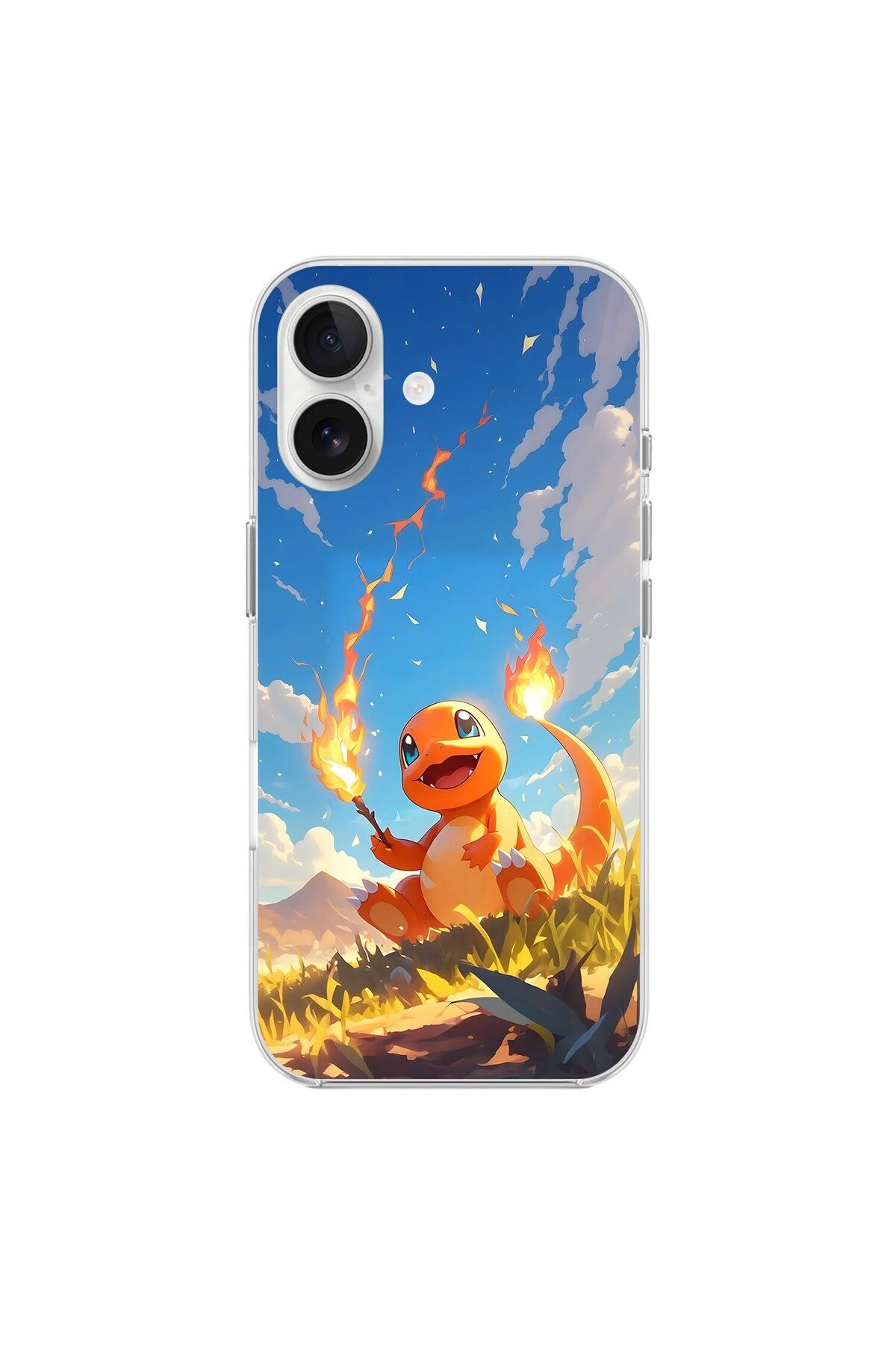 Dali Design iPhone 16 Uyumlu Şeffaf Kılıf Pokemon 5 Tasarımlı