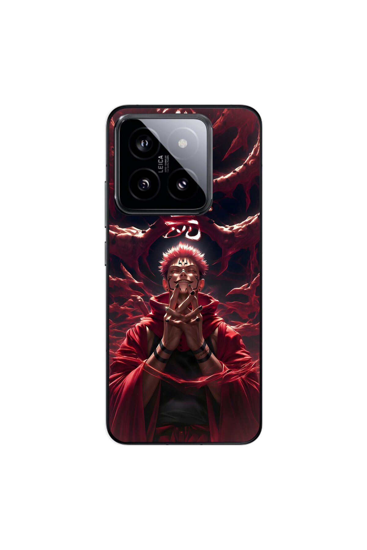 Dali Design Xiaomi Mi 14 Pro Uyumlu Şeffaf Kılıf Jujutsu Kaisen 1 Tasarımlı