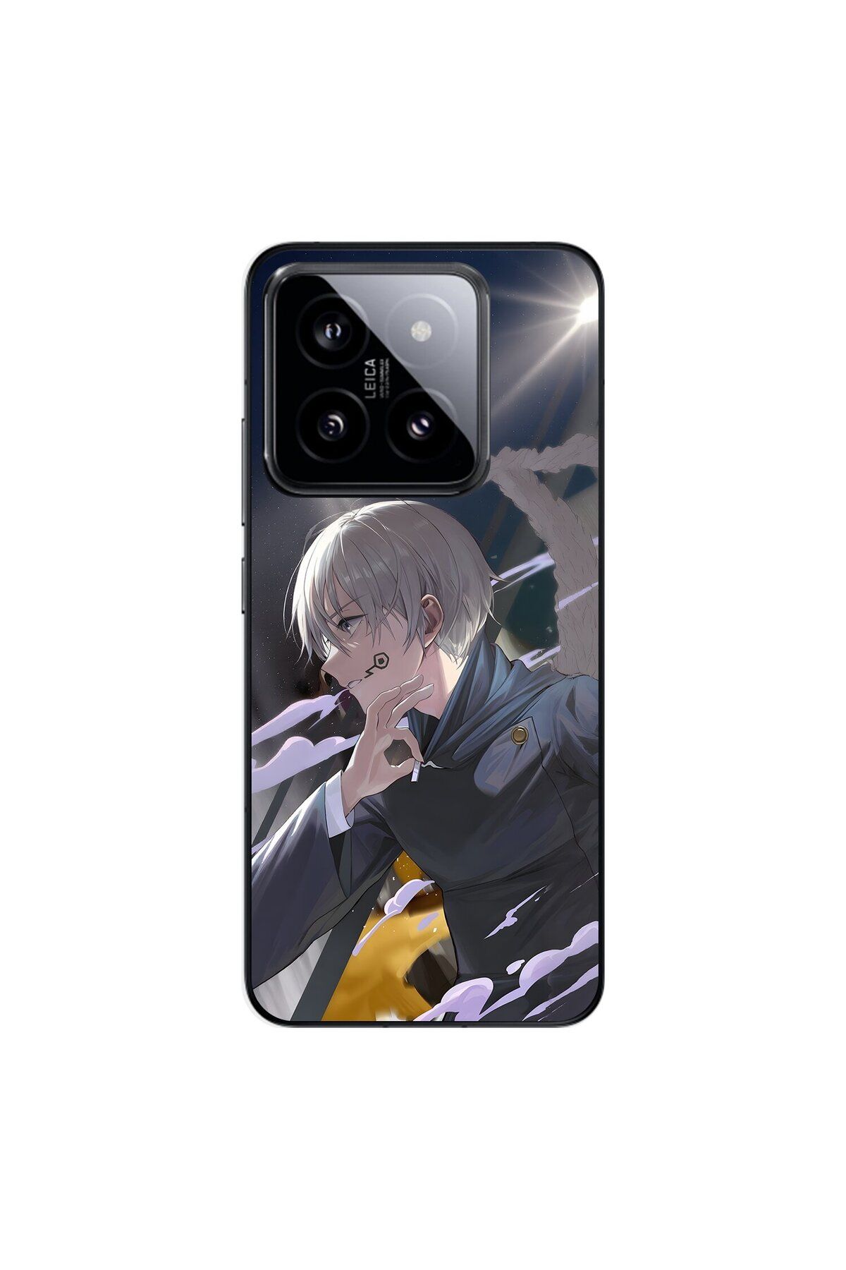 Dali Design Xiaomi Mi 14 Pro Uyumlu Şeffaf Kılıf Jujutsu Kaisen 3 Tasarımlı