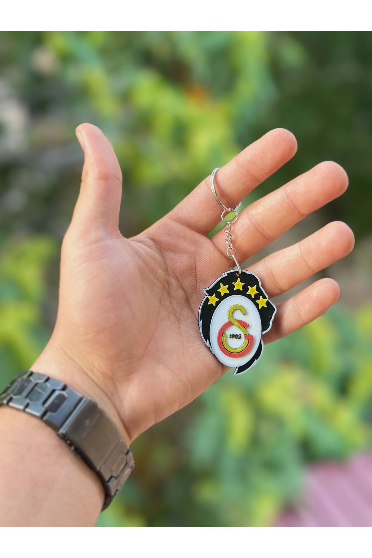 Orjin3D 5 Yıldızlı Galatasaray Anahtarlık