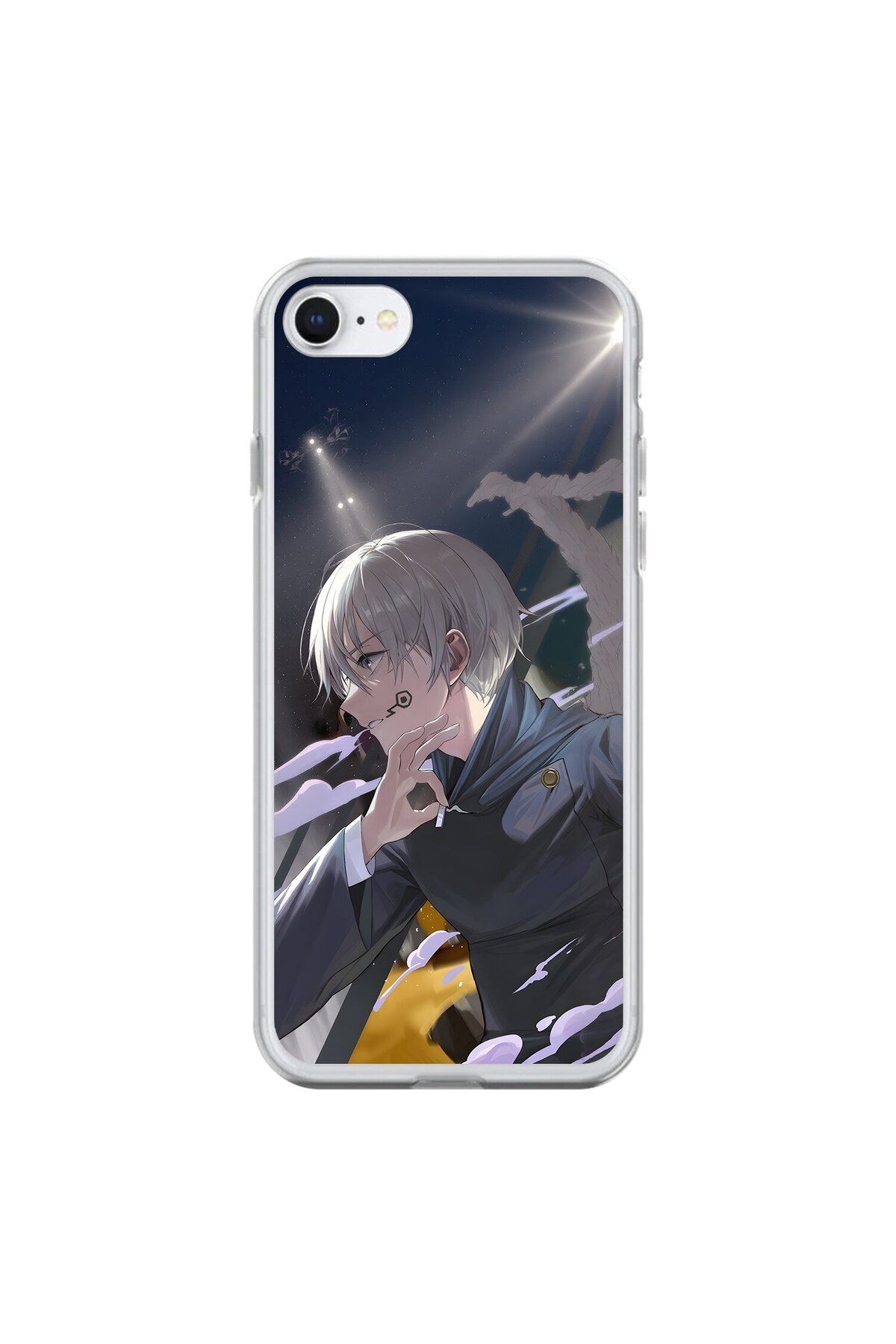 Dali Design iPhone 6 Plus Uyumlu Şeffaf Kılıf Jujutsu Kaisen 3 Tasarımlı