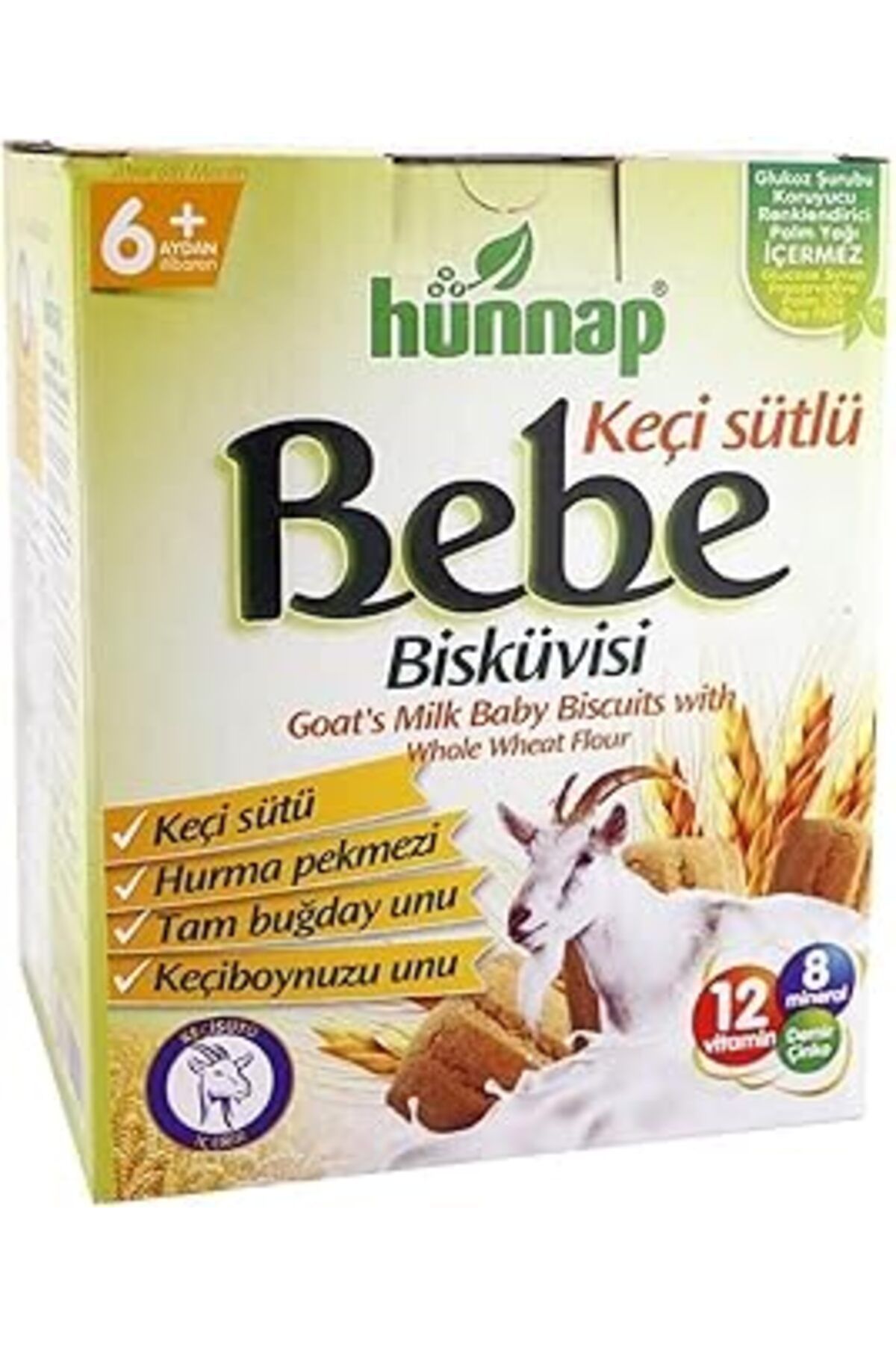 Qedii Hünnap Hunnap Bebe Bisküvisi 400 Gr Keçi Sütlü