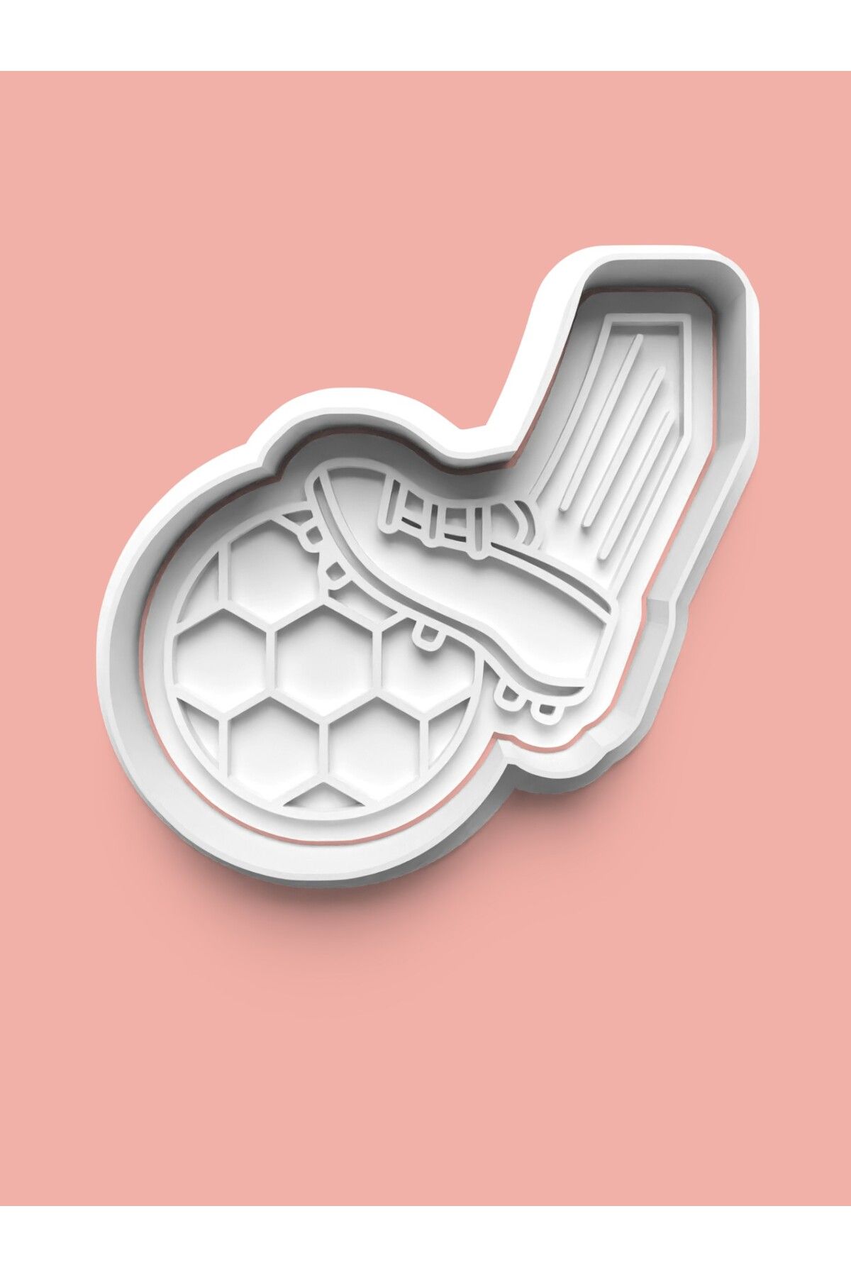 AKTASTORE Futbol Topu ve Krampon Kurabiye Kalıbı Ve Şeker Hamuru Kalıbı