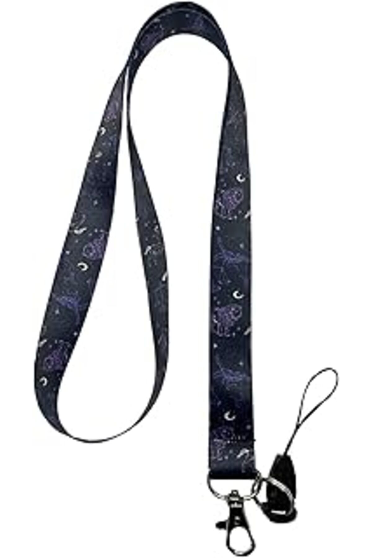 TBSProjects Stormistoretr Burçlar Galaksi Desenli Boyun Ipi Telefon Askısı Lanyard
