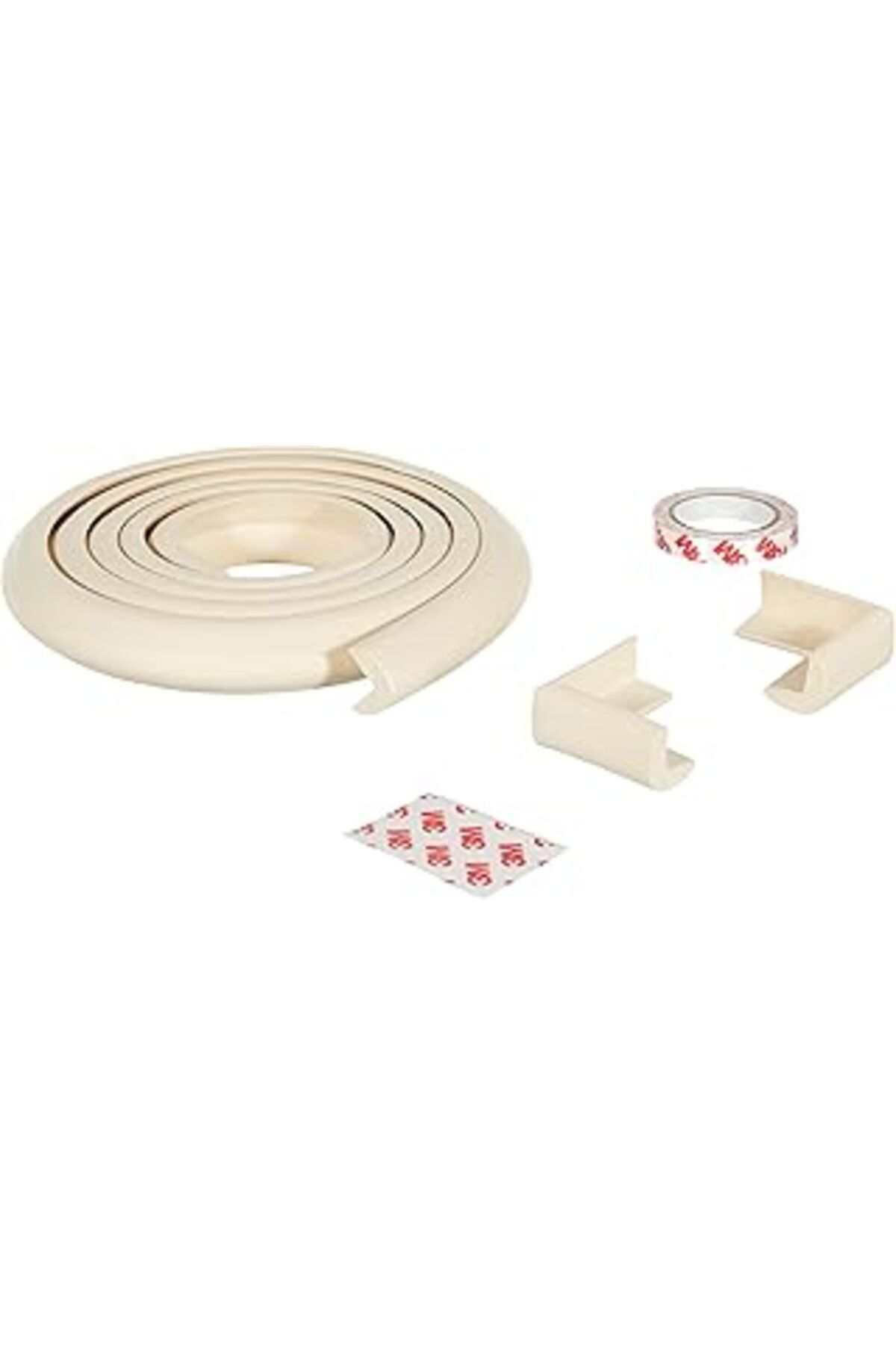 TBSProjects Agubugu Baby - Kauçuk 2 Metre Kenar + 4 Adet Köşe - 8Mm - Krem