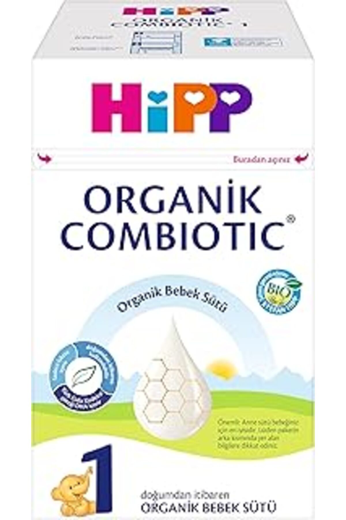 Qedii Hipp 1 Organik Combiotic Bebek Sütü 800Gr