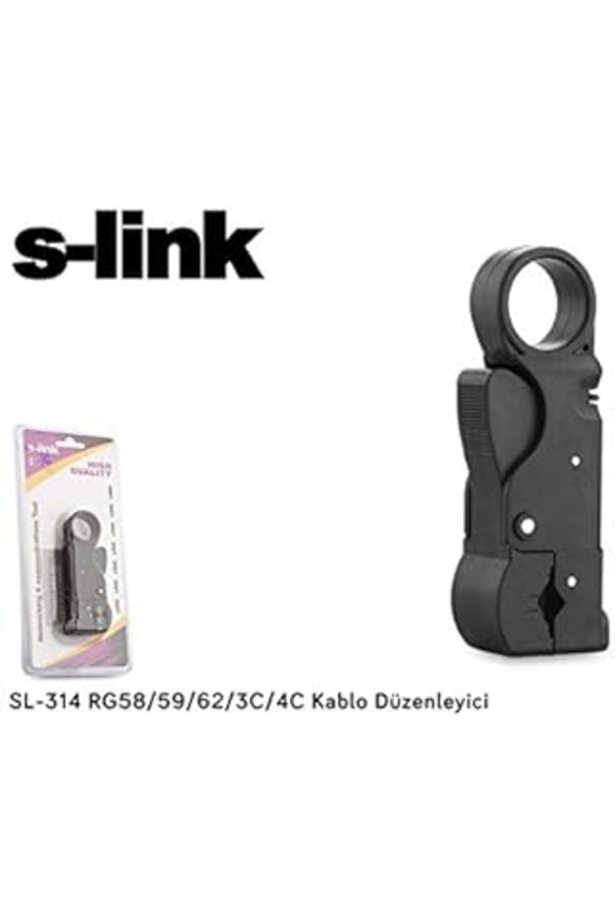 Pazarcan S-Link Sl-314 Rg58/59/62/3C/4C Kablo Ucu Soyucu
