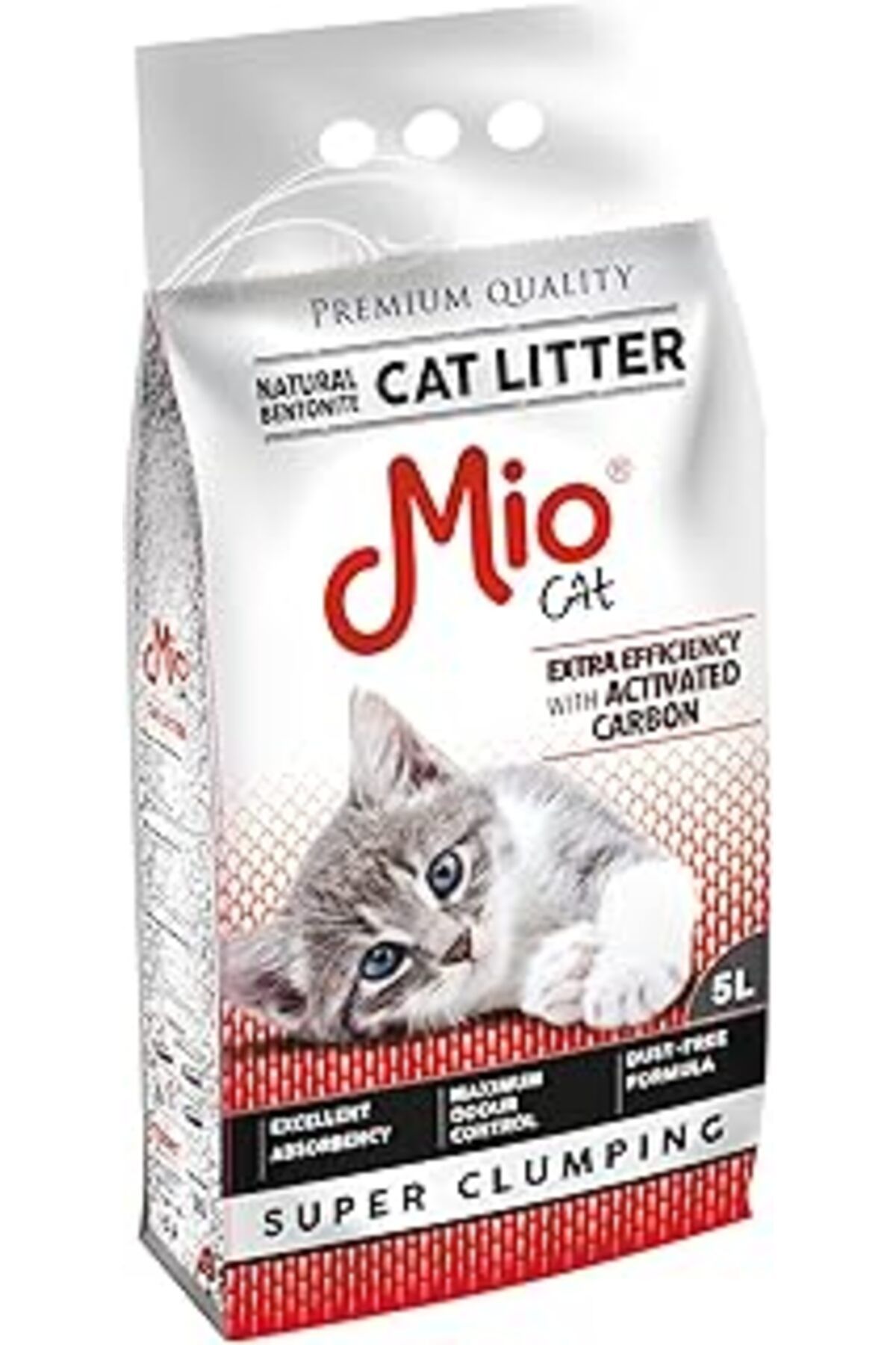 Qedii Mio Kedi Kumu, 5 Lt. Aktif Karbonlu Bentonit