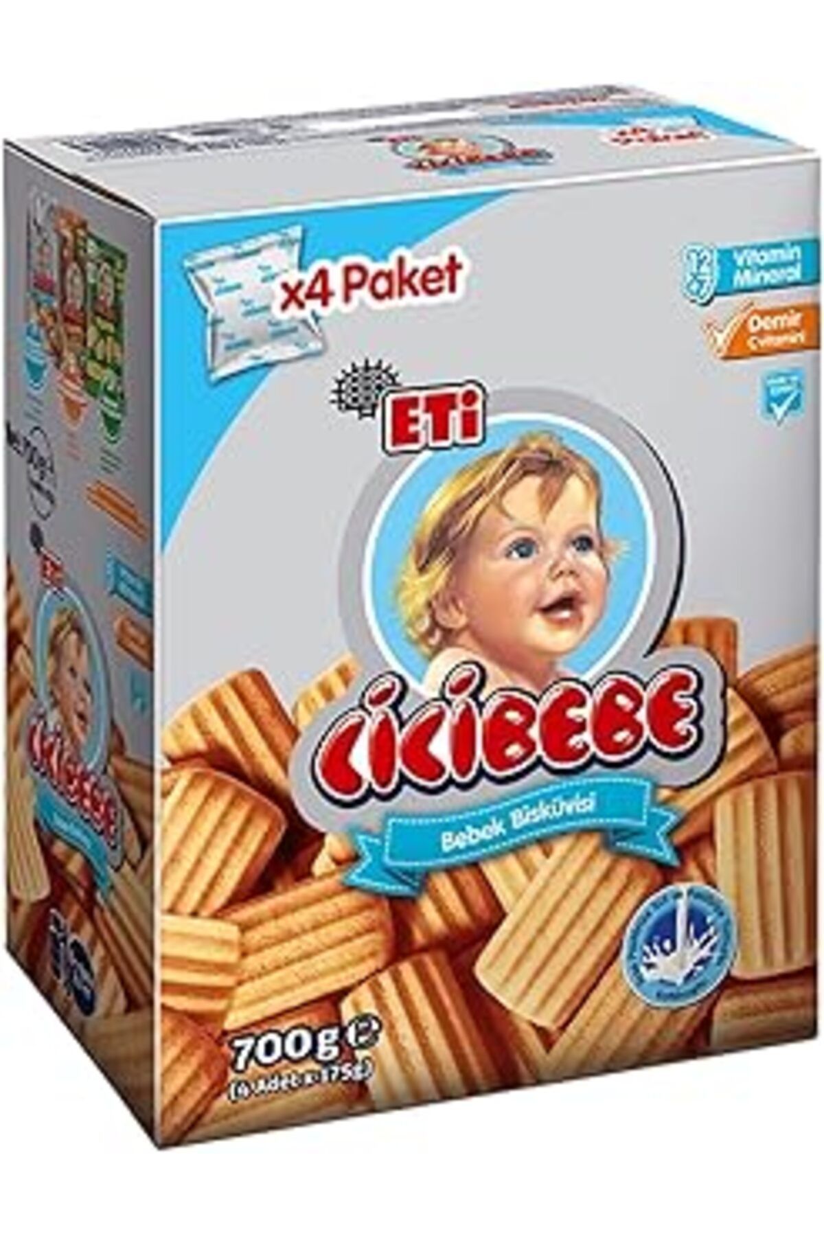Qedii Eti Cicibebe Bisküvi 700 G X 1 Adet