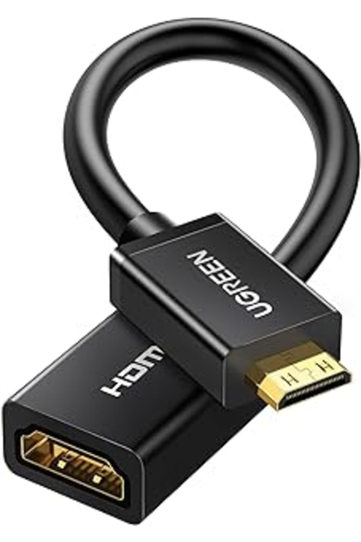 Pazarcan Ugreen Mini Hdmi Adaptörü 4K Mini Hdmi Erkek - Hdmi Kadın 3D Ethernet Arc Raspberry Pi Zero Için (2