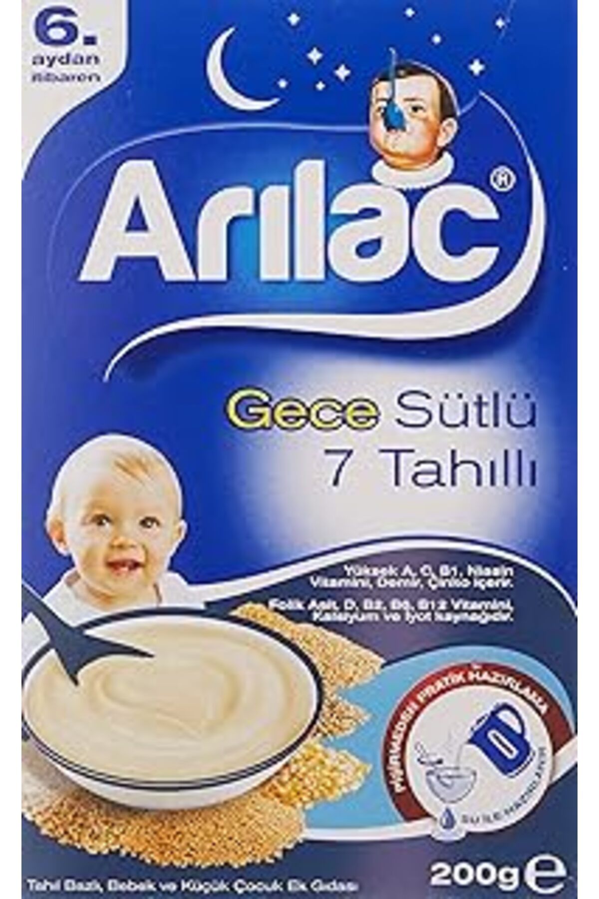 Qedii Arılac Instant Ek Gıda 7 Tahıllı Gece 200 G