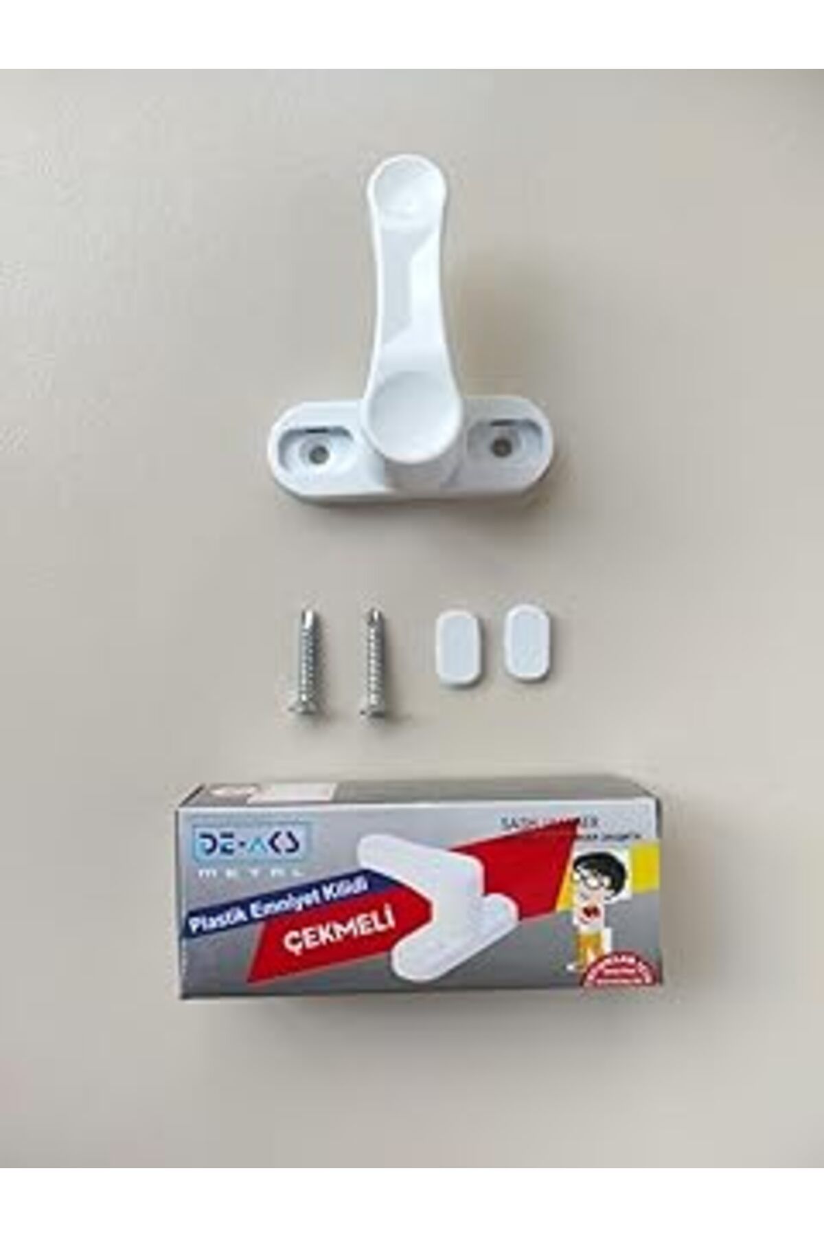 TBSProjects Bijutek Pvc Kapı Pencere Pimapen Çocuk Emniyet Kilidi Hırsız Güvenlik Mandalı Plastik (5 ADET)