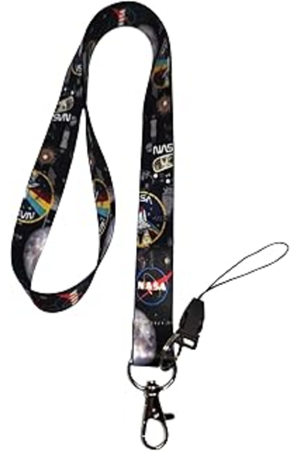 TBSProjects Nasa Desenli Boyun Ipi Telefon Askısı Lanyard