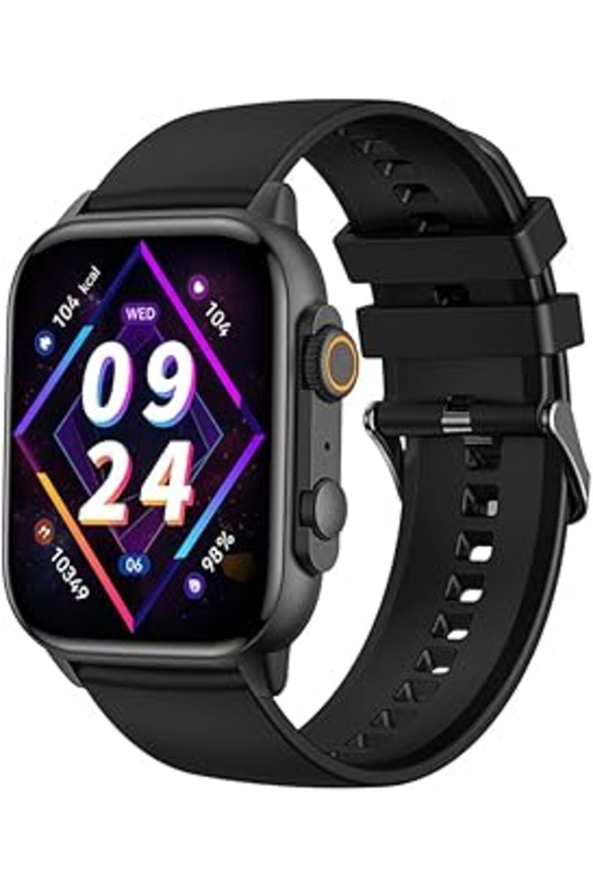 Qedii Xo J9 Akıllı Saat, 1.95 Inç Amoled Ekran, Ip68 Su Dayanıklı, Bluetooth 5.0, Kalp Atış Ölçer, Telefo