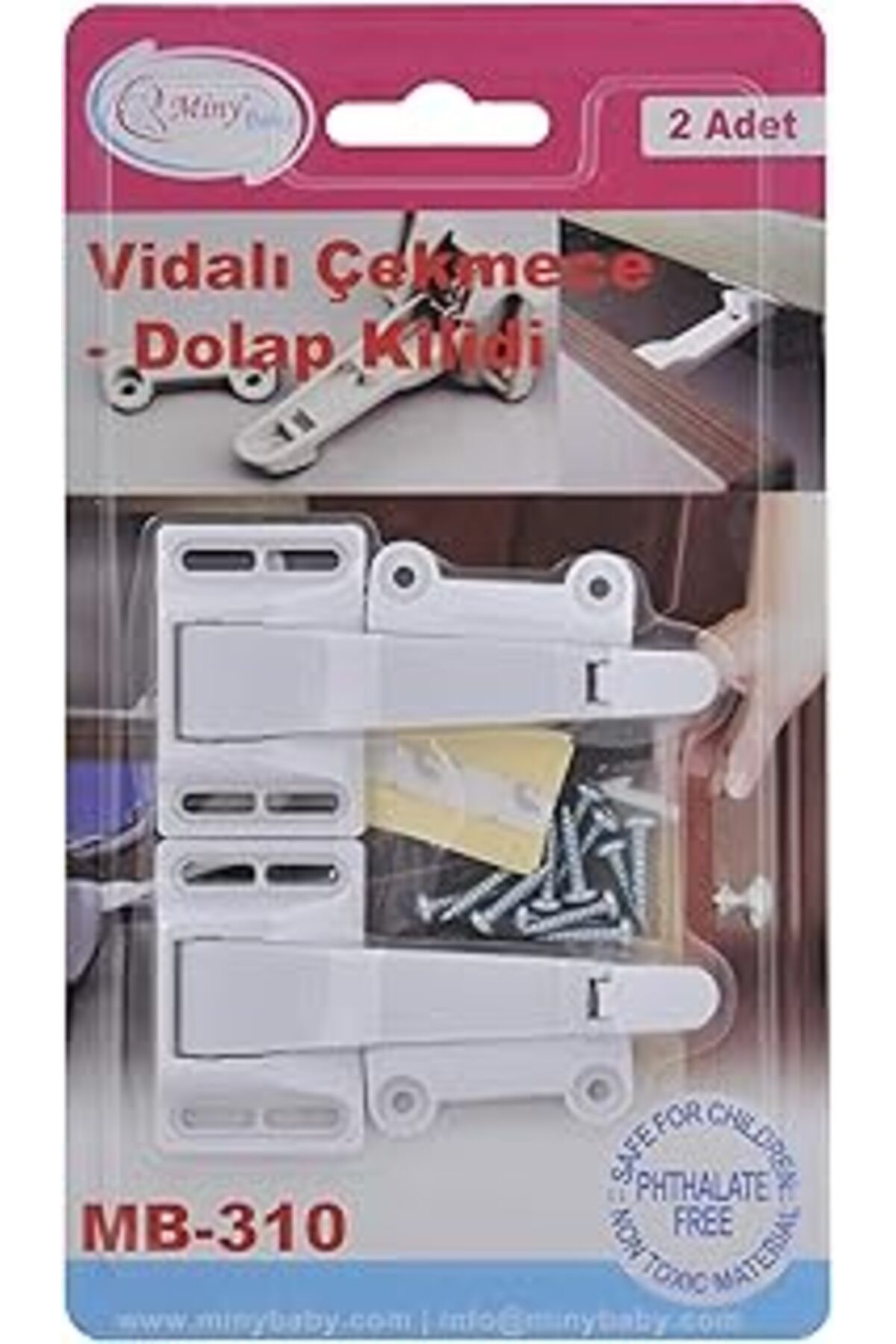 TBSProjects Miny Baby Vidalı Çekmece Ve Dolap Kilidi