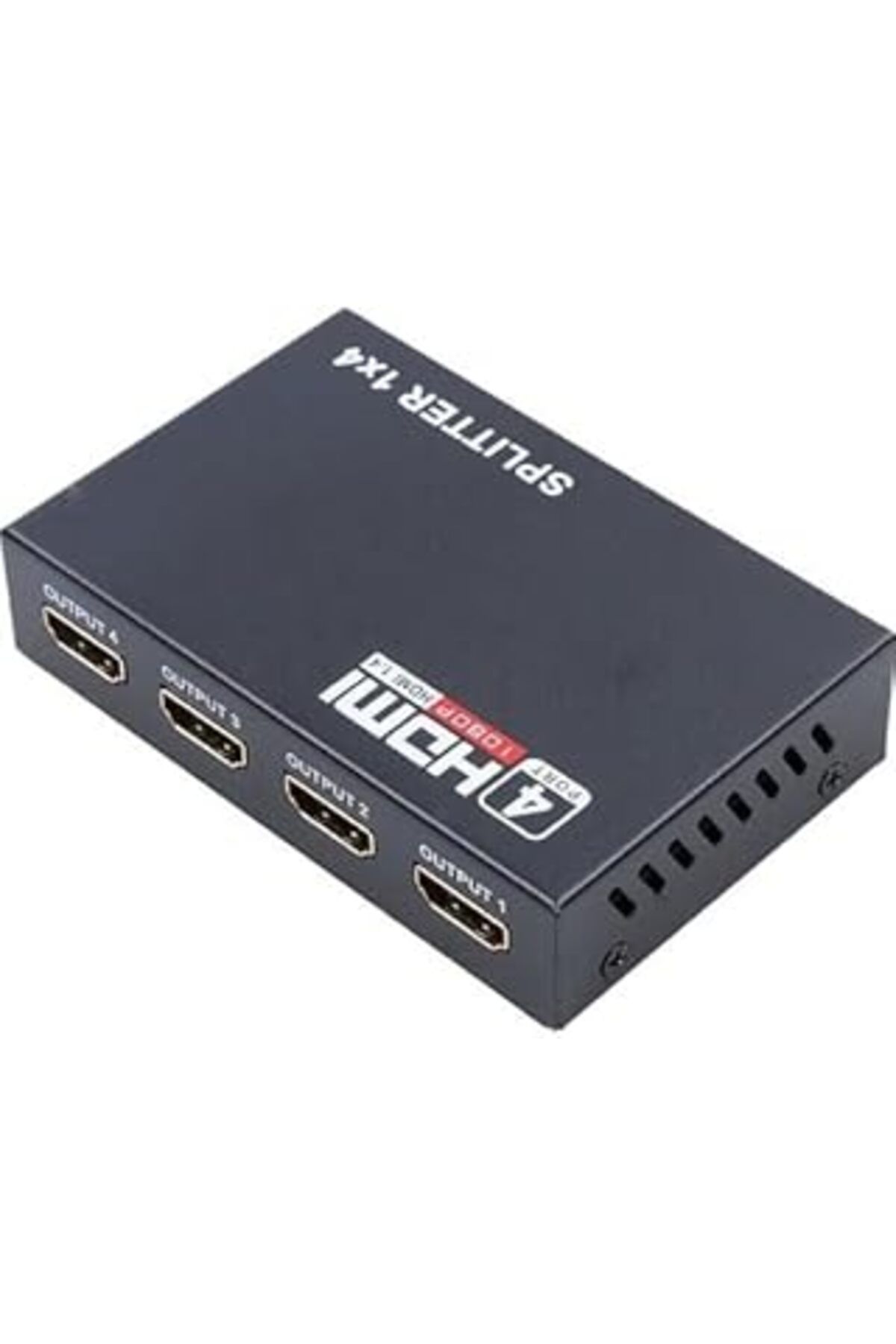 Pazarcan Primex Plus Px-5004 1080P 2K 4K Uhd 4 Port Hdmi Splitter (Adaptörlü)