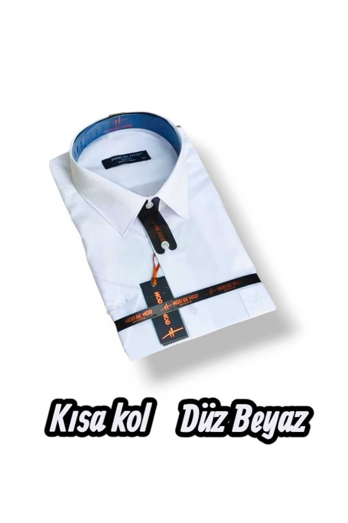 hodbehod KLASİK KESİM CEPLİ KISA KOL ORİJİNAL DAGRON ERKEK GÖMLEK
