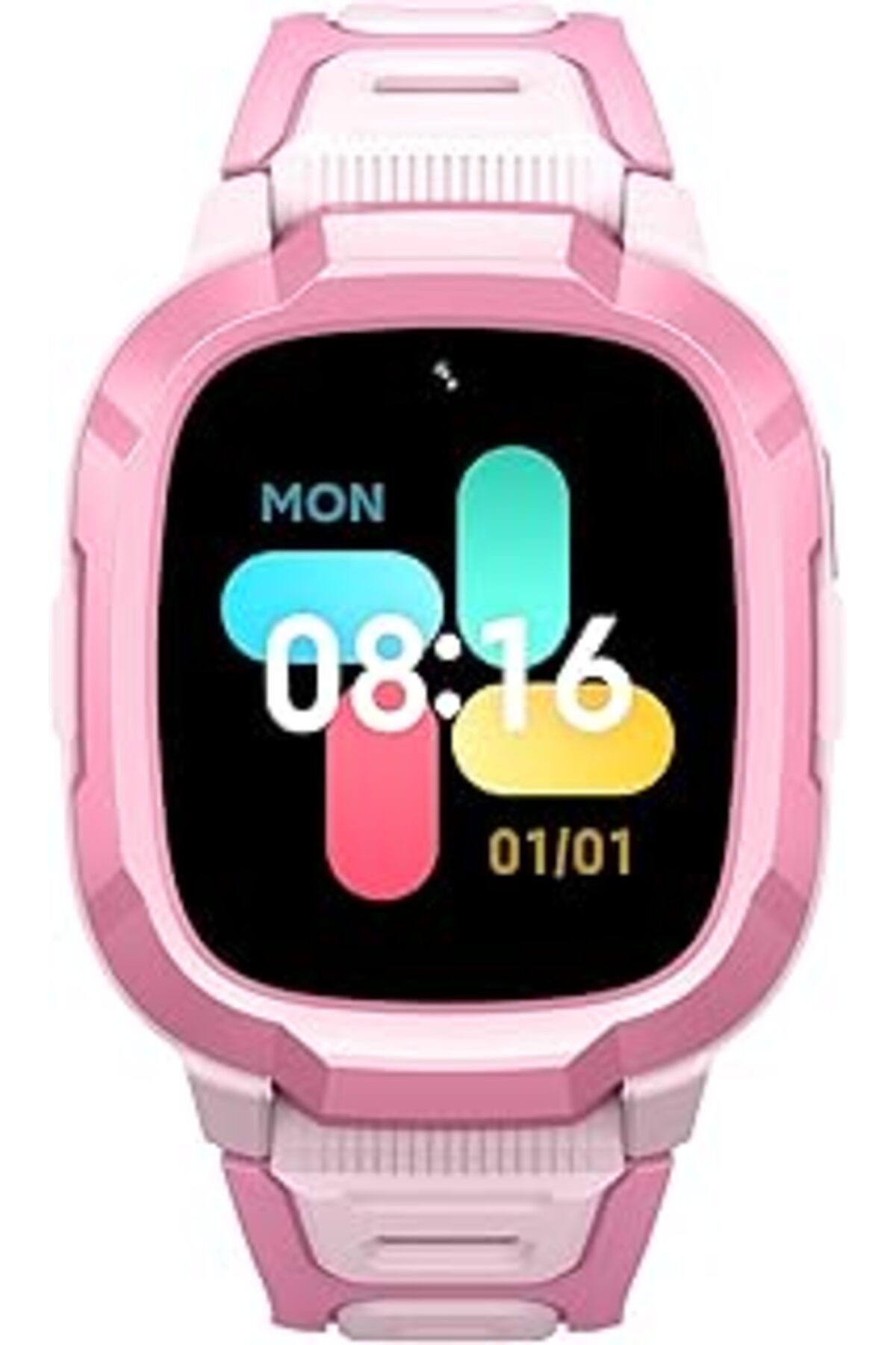 NETWORK ART Mibro P6 Gps Destekli 4G Akıllı Çocuk Saati Pembe