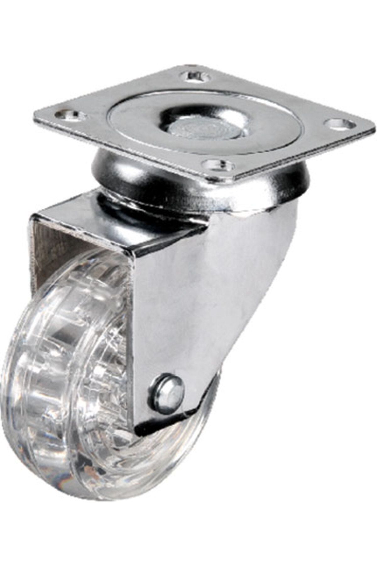 ihtiyaçavm Hts 301 - 50x20 mm Şeffaf Makaralı Tablalı Teker