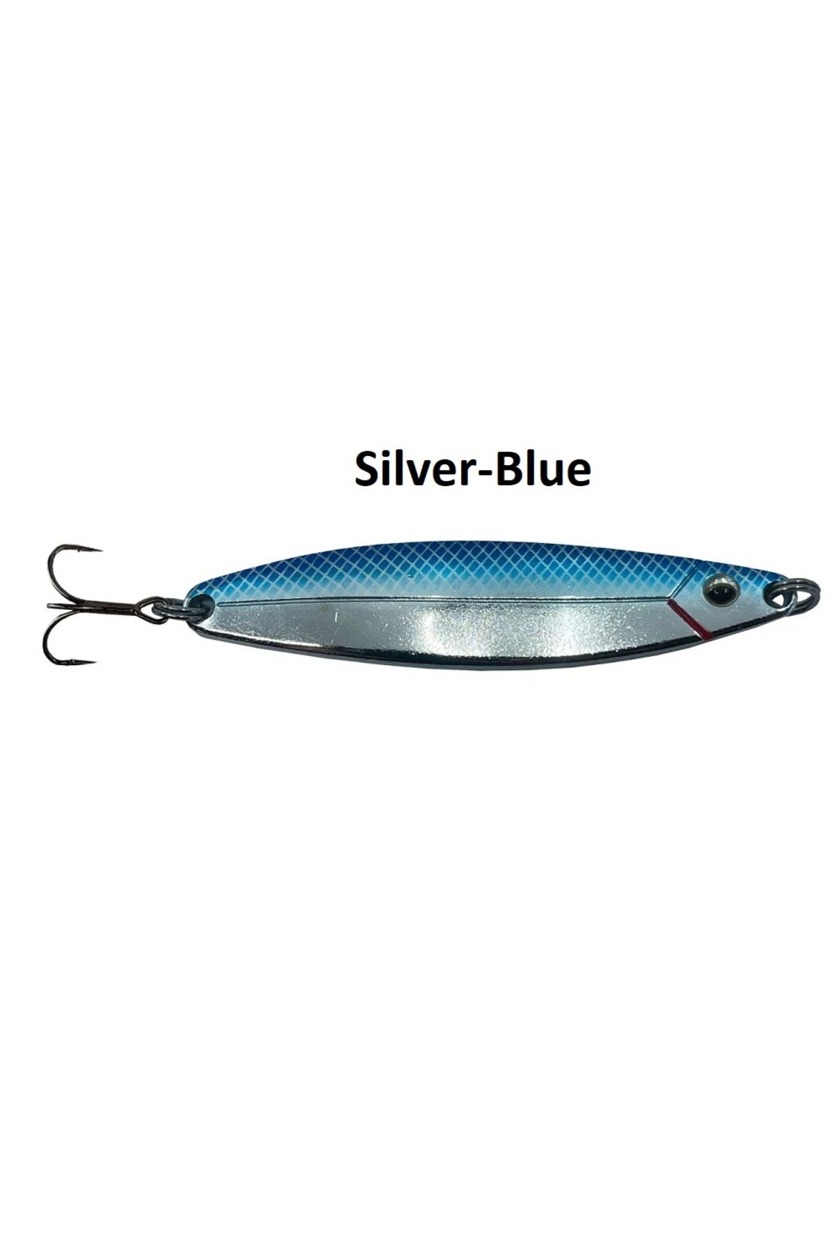 HANSEN SD Pilgrim 8.9cm 28gr Silver/Blue Lüfer-Levrek Kaşık Silver-Blue
