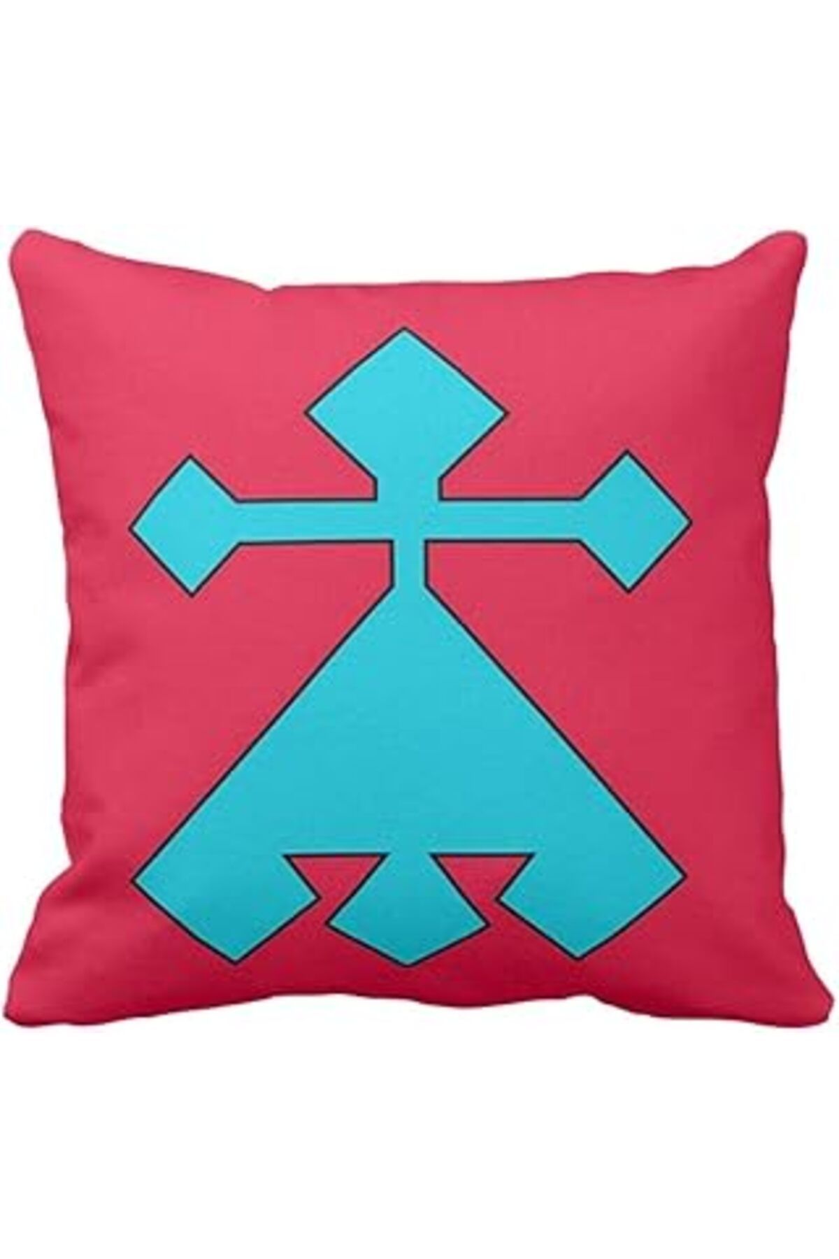 TBSProjects Biggdesign Saçbağı Yastık Kılıfı Bordo