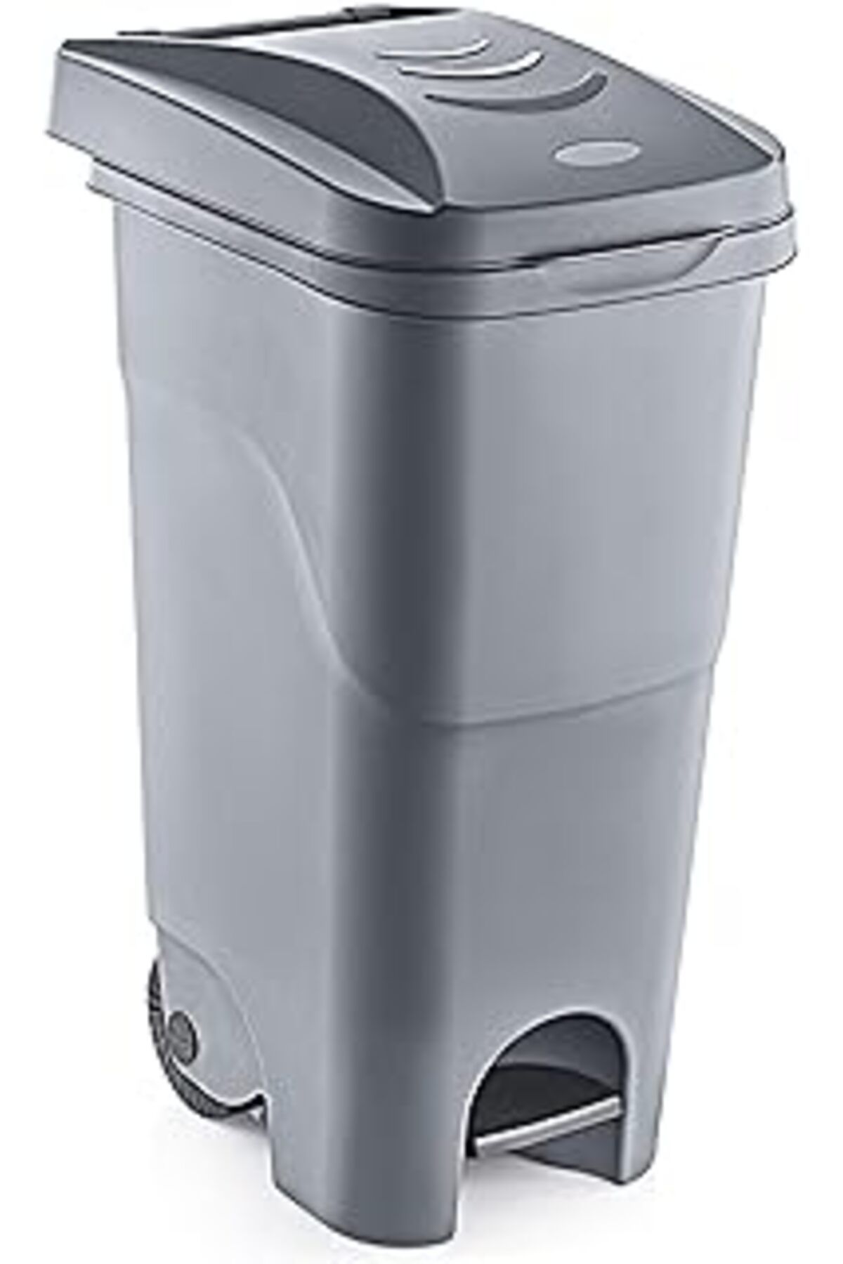 TBSProjects Mallart® 85 Lt Pedallı Tekerlekli Endüstriyel Çöp Kovası Dış Mekan İç Mekan Çöp Kovası