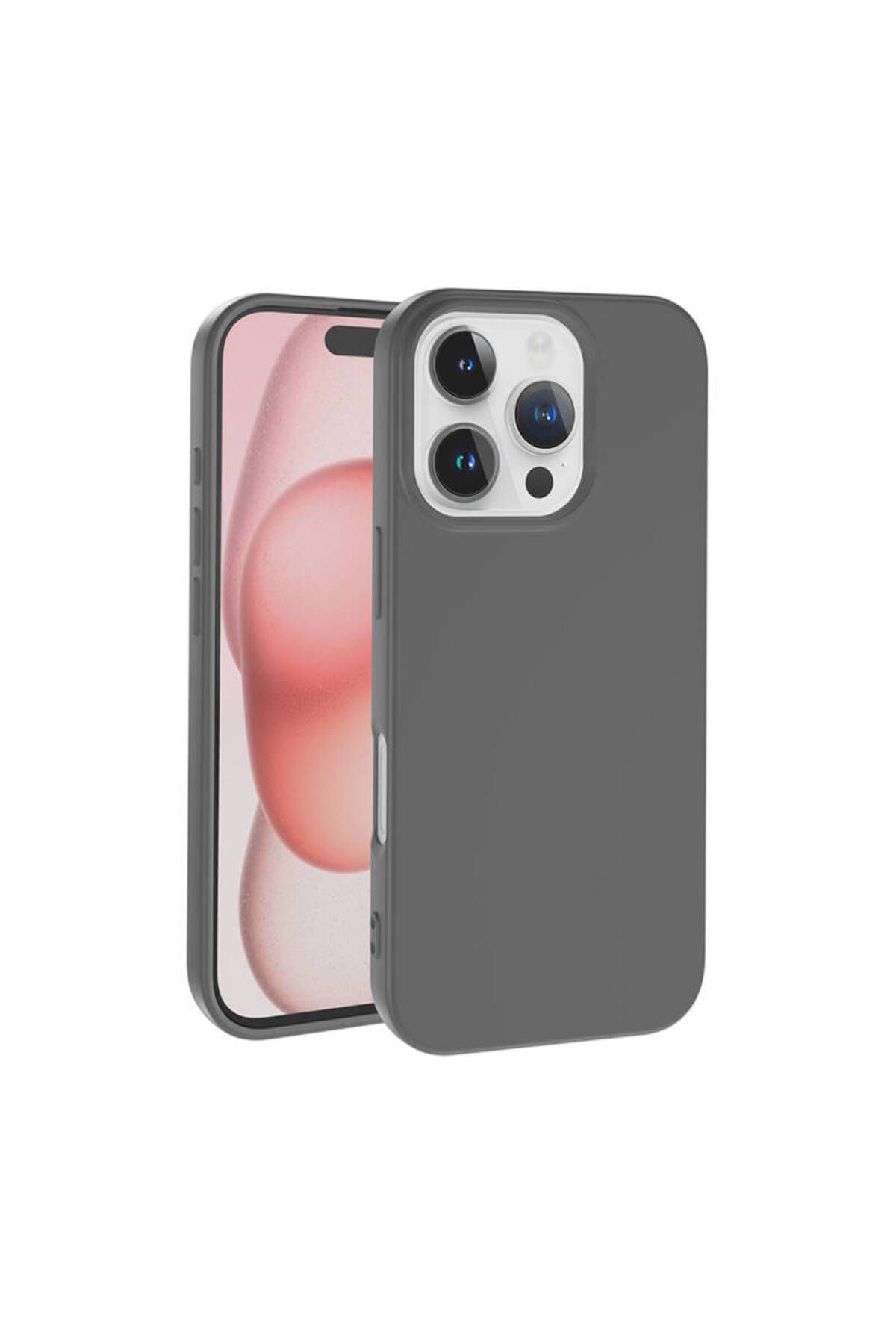 zore Apple iPhone 16 Pro Max Uyumlu İçi Kadife Lansman Silikon Kılıf