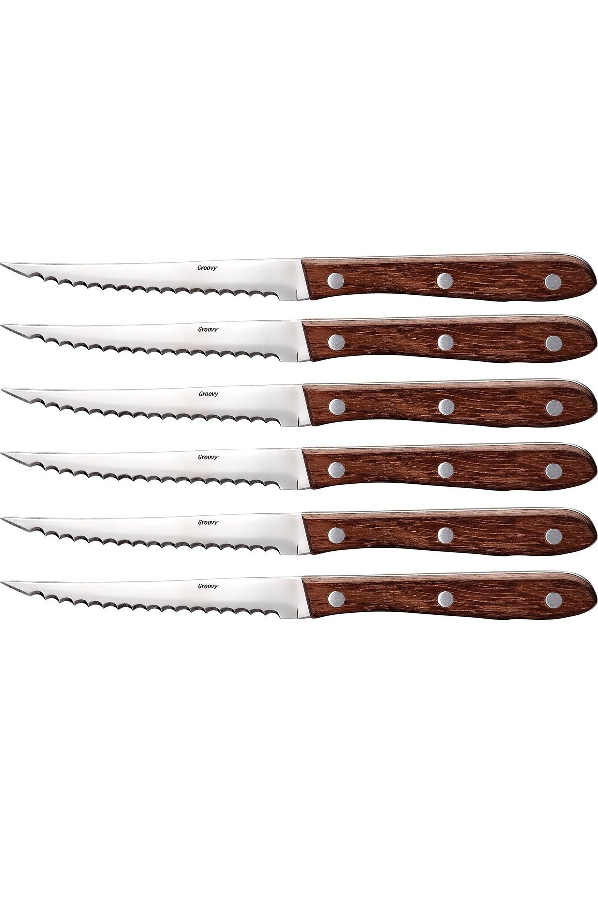 Biradlı GÜL SAPLI STEAK BIÇAK