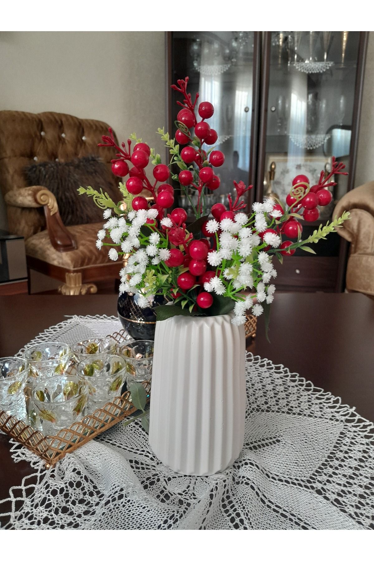 elvanhobi Çiçek, Çiçekli vazo, hediyelik çiçek, kokuna çiçekli vazo