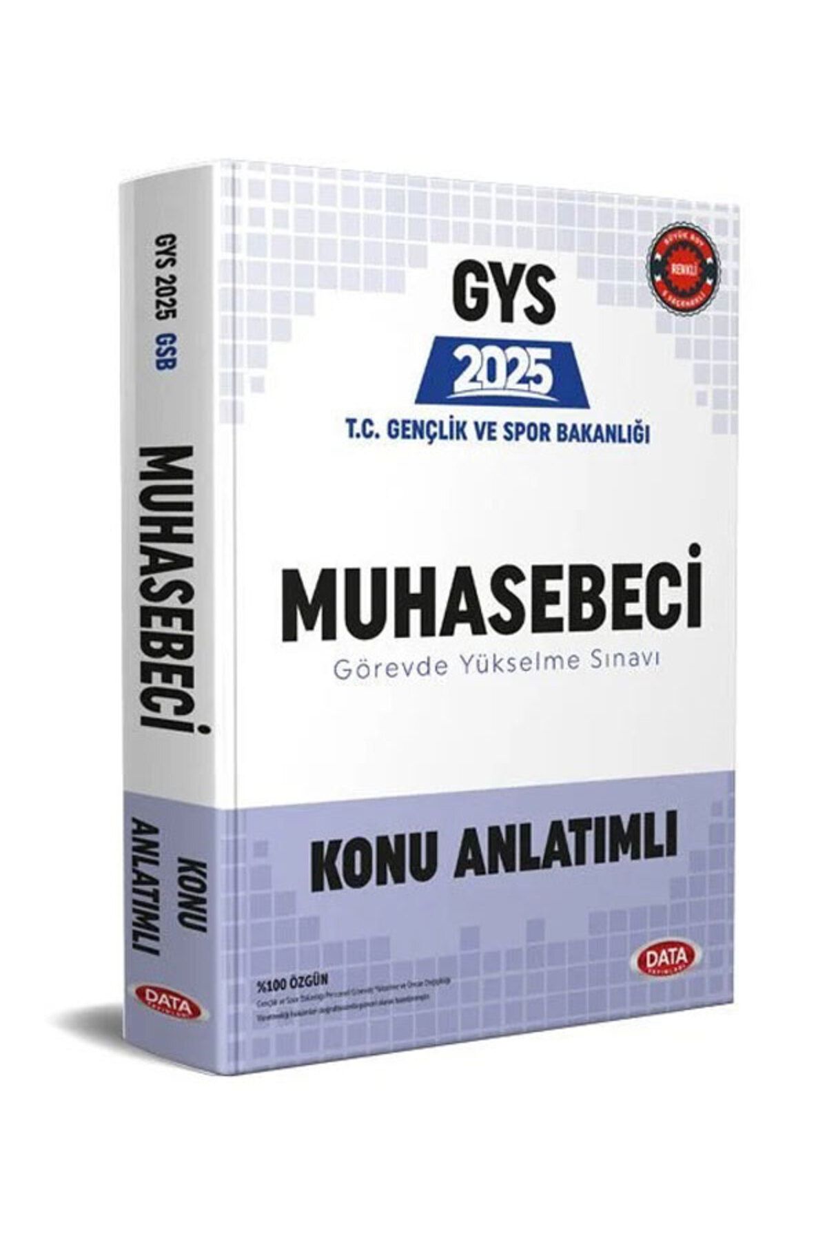 Data Yayınları 2025 GYS Gençlik ve Spor Bakanlığı MUHASEBECİ Görevde Yükselme Sınavına Hazırlık Kitabı